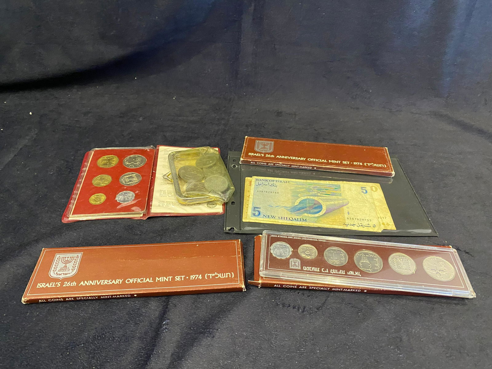 Israel 1970s Coins and Notes (1 of 1)