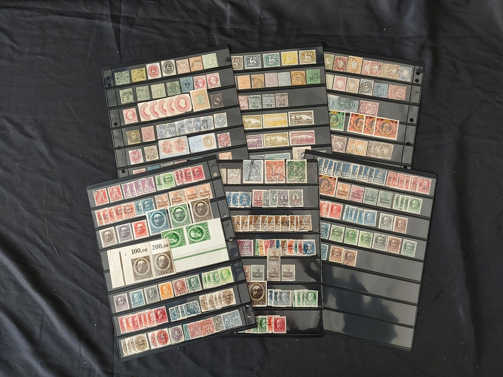 German States 1850- 1919, a mainly used accumulation, 100s will catalogue over $2850 Scott 2021 (1 of 2)