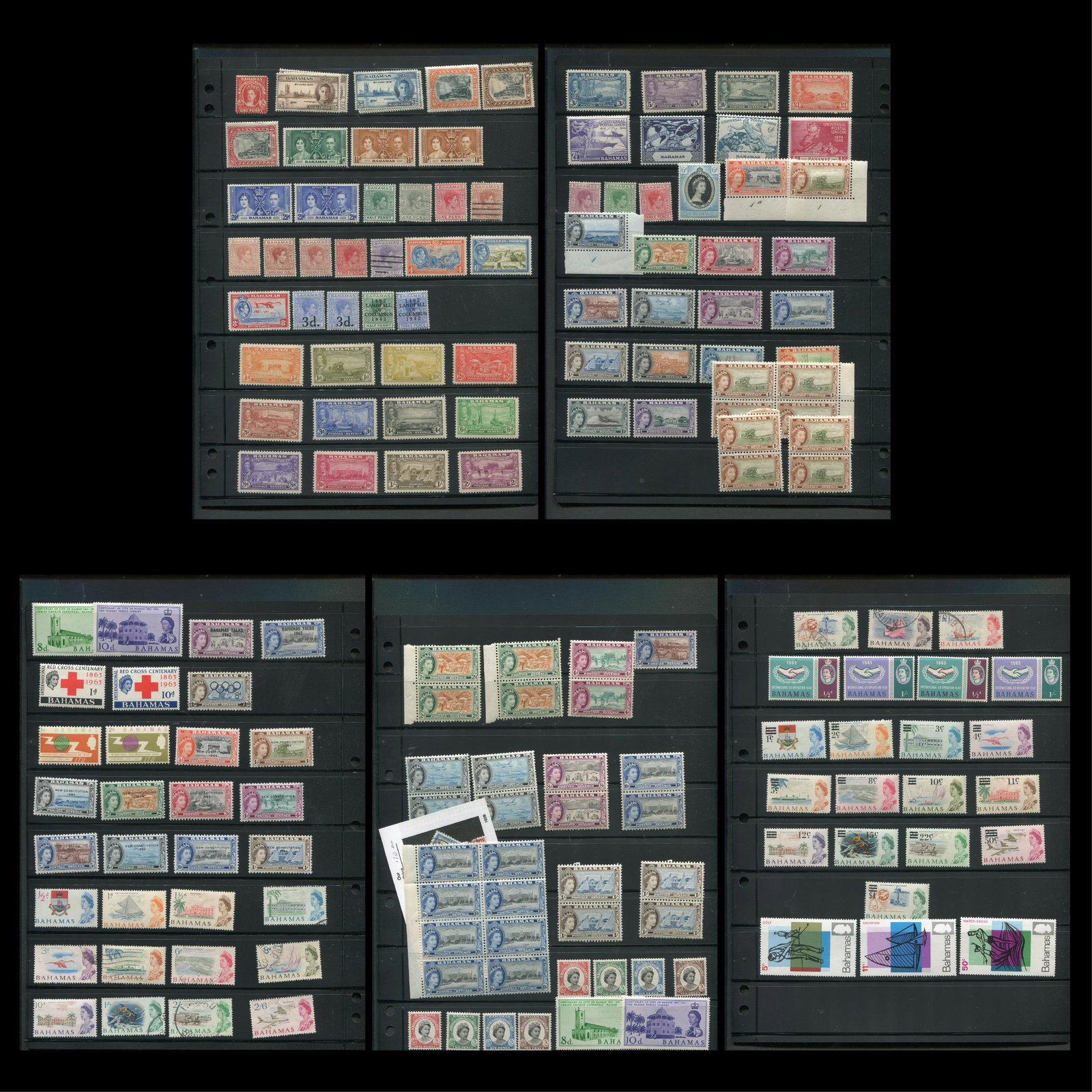 Bahamas 1859 - 1968, #20 / #275, a mint and used collection: Bahamas 1859 - 1968, #20 / #275, a mint and used collection, some MNH or mint no gum, will catalogue over $900 Scott 2021, appears f-vf Medium: Stamps