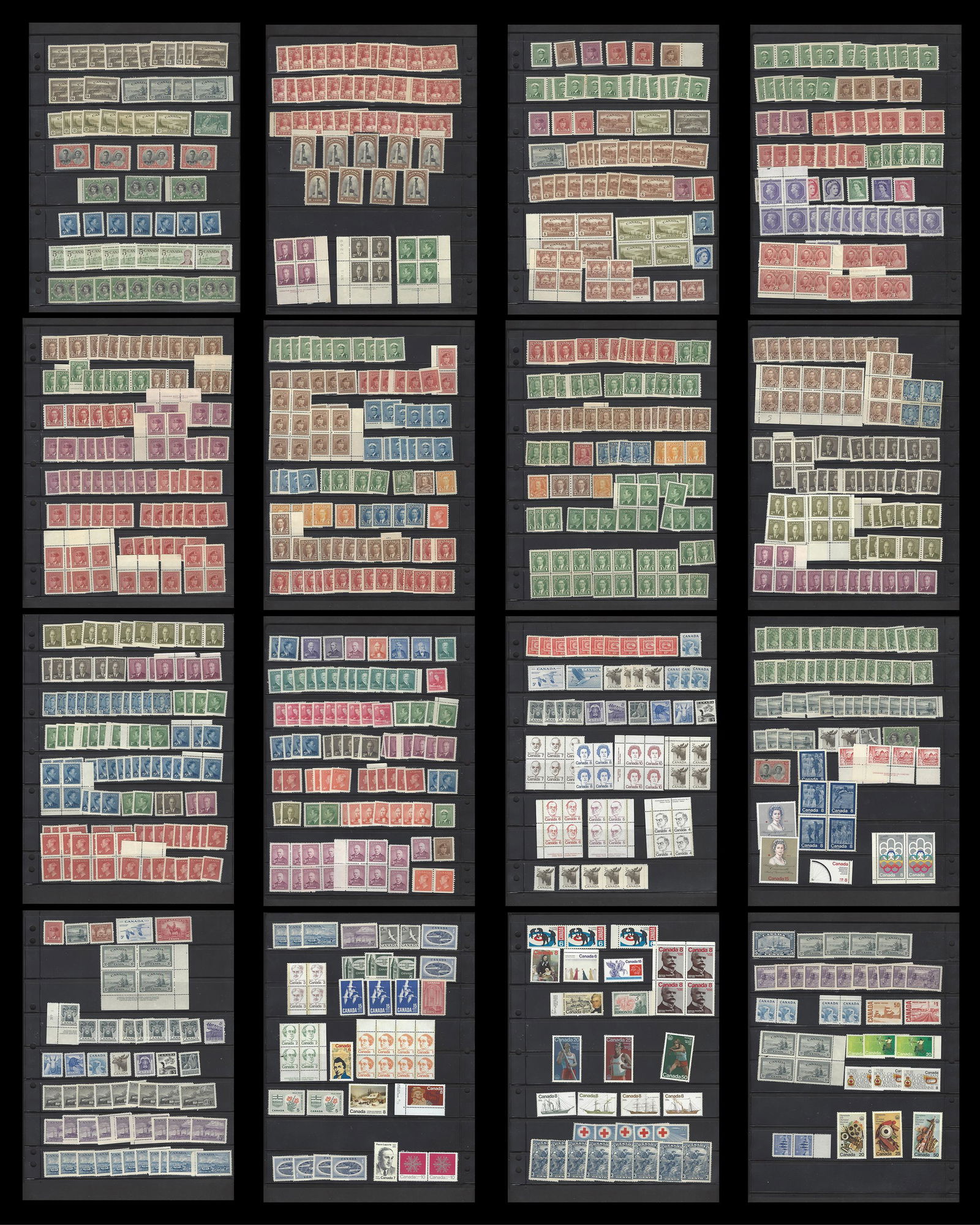 Canada Accumulation 1930's to 1950's MNH (1 of 9)