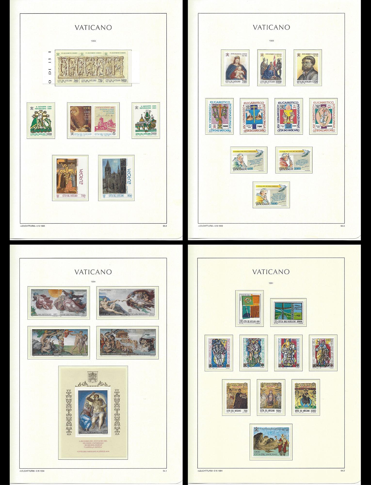 Vatican City Stamp Collection 1993-2010 (1 of 9)
