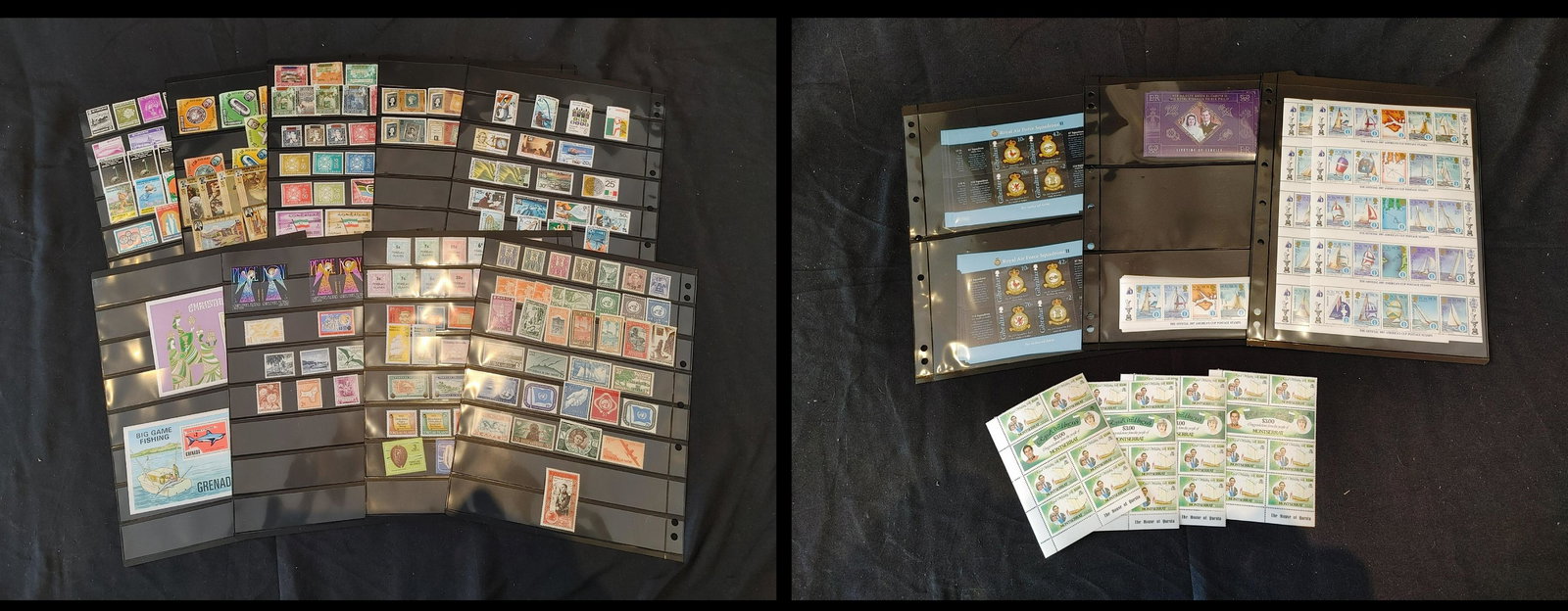 Balance of a collection, 1960's -1970's, a mainly MNH group, includes Abu Dhabi, South Arabia, (1 of 3)