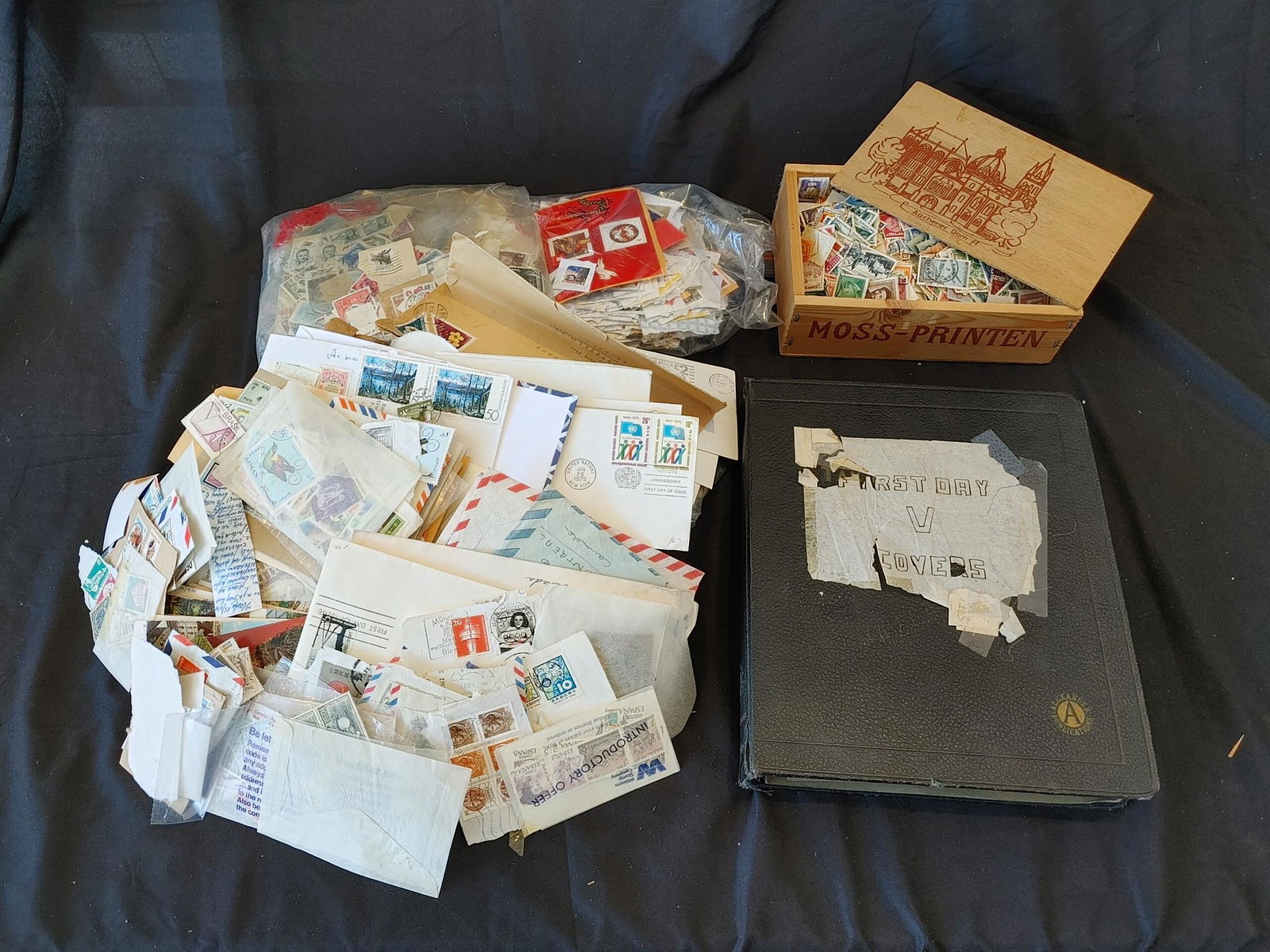 Worldwide accumulation of on and off paper, mostly 1960's to 2000's, also includes over 100+ (1 of 2)