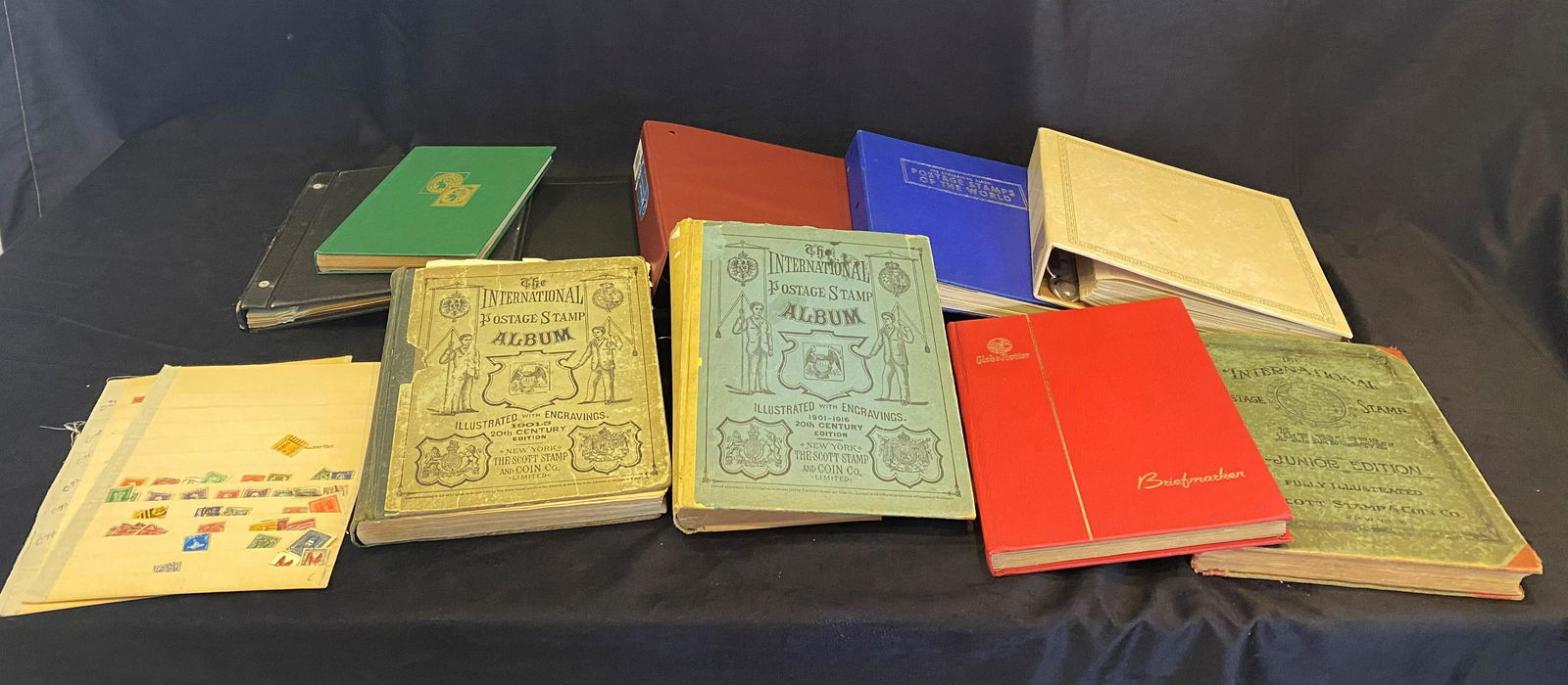 Worldwide mint and used accumulation in 10 albums in a carton (1 of 6)