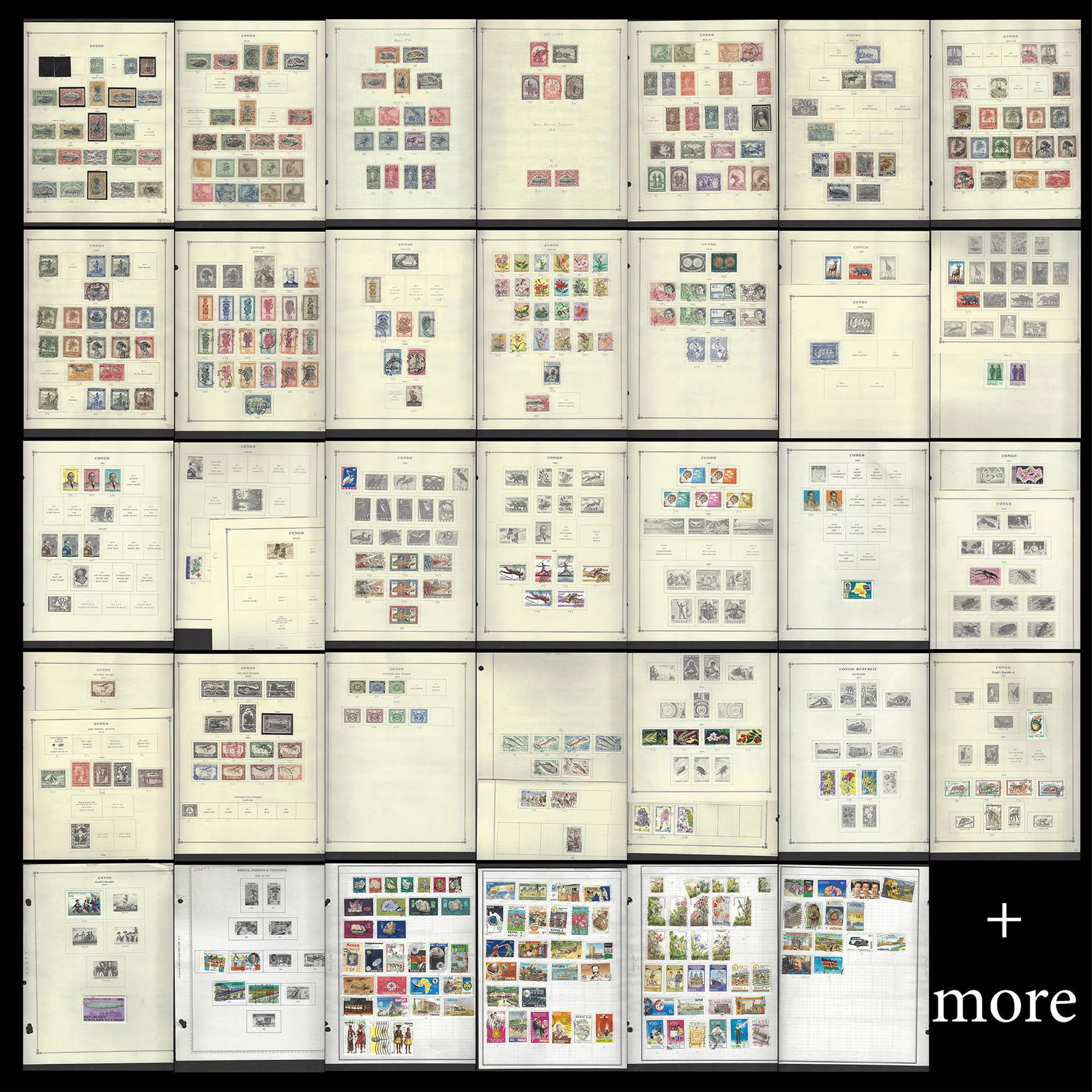 Africa Nations Stamp Collection 1886-1980s (1 of 10)