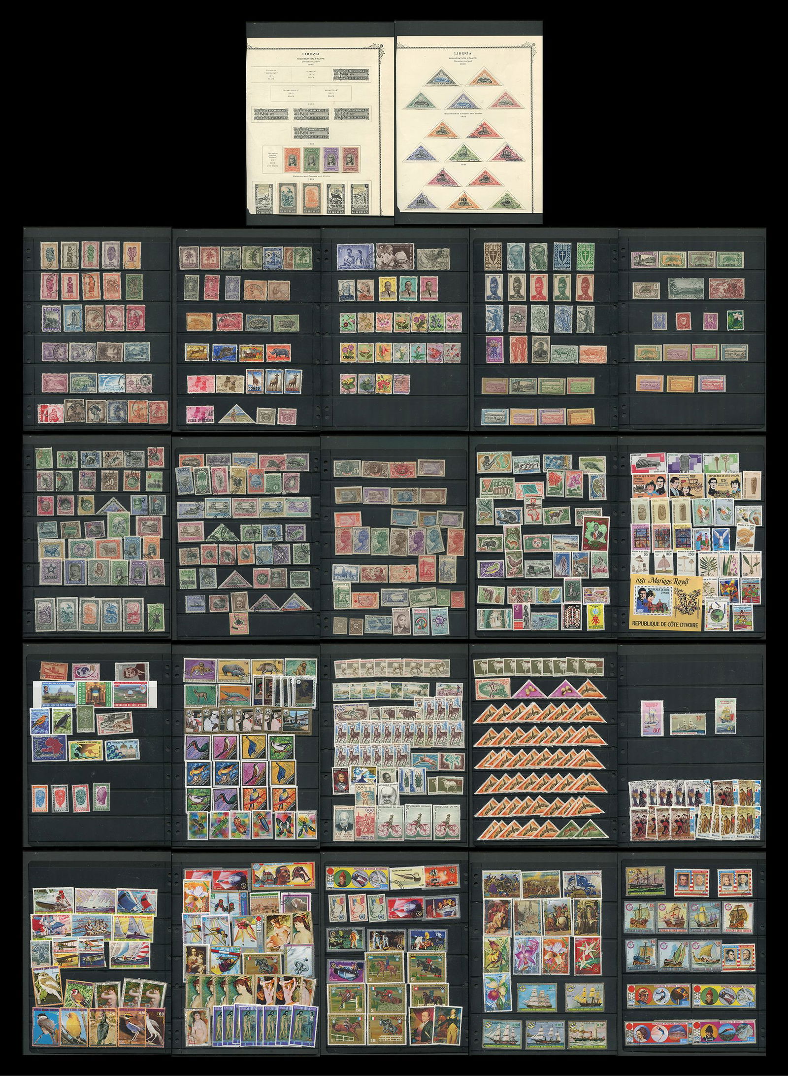 Africa Nations Stamp Collection 1903 - 1970s (1 of 7)