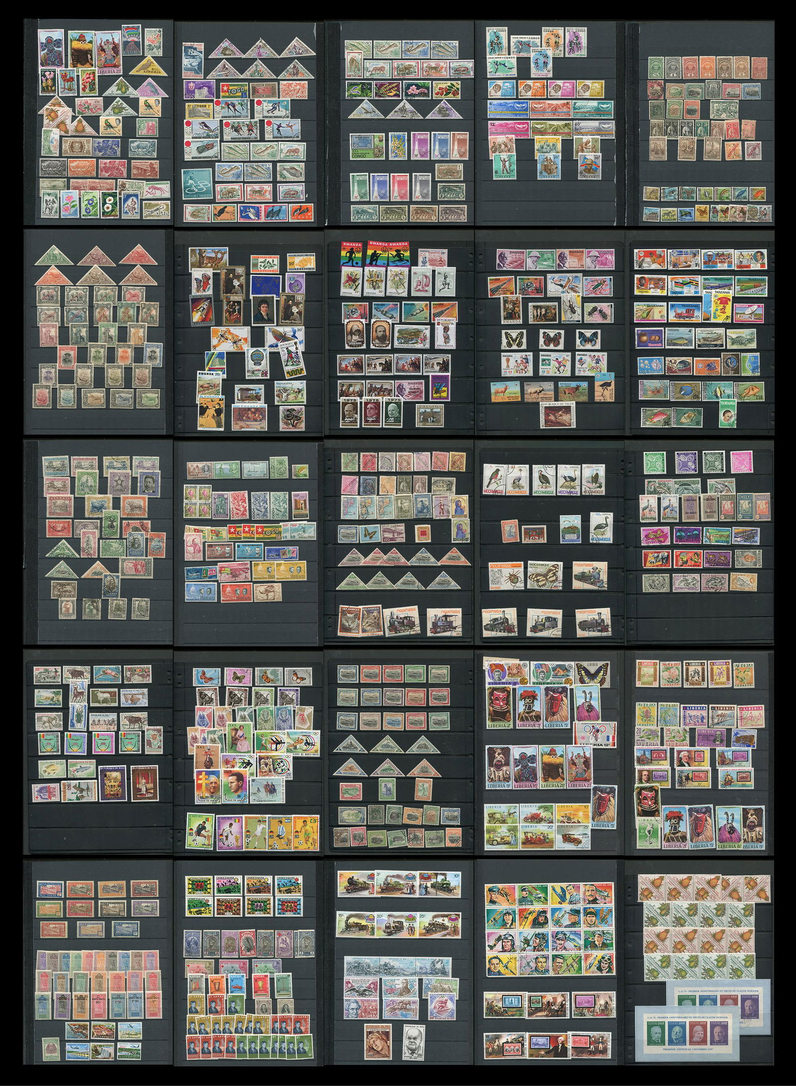 Africa Nations Stamp Collection 1920's - 1960s (1 of 6)