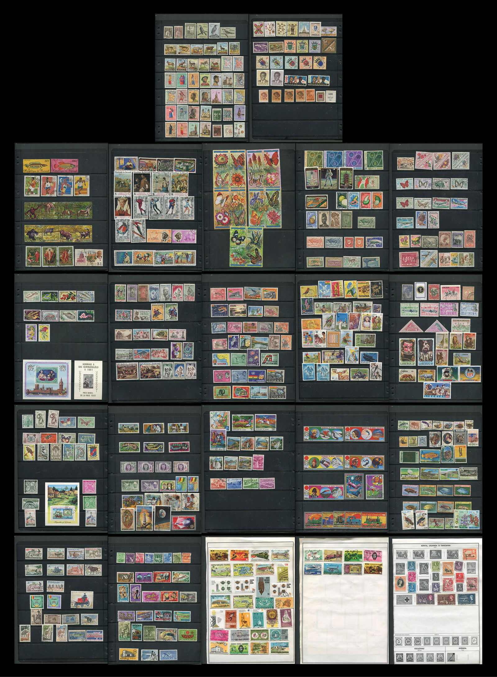 Africa Nations Stamp Collection 1950s-1970s (1 of 7)