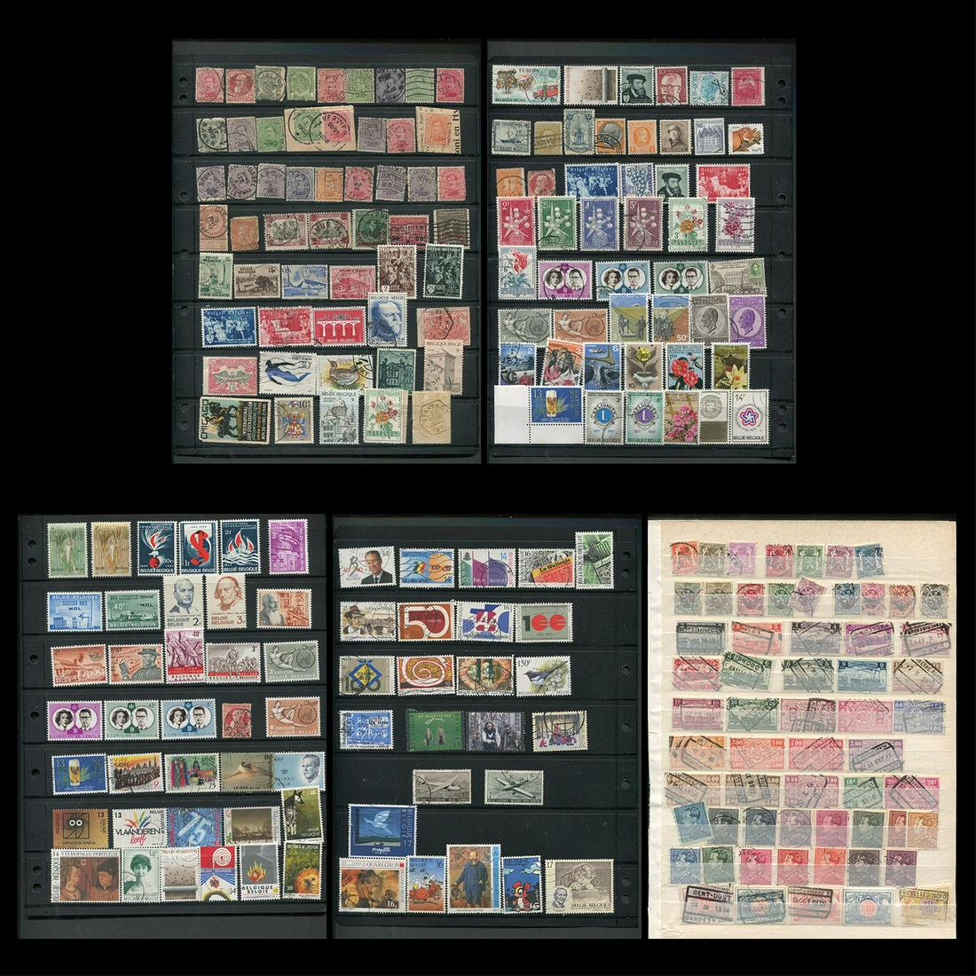 Belgium Stamp Collection Used (1 of 6)