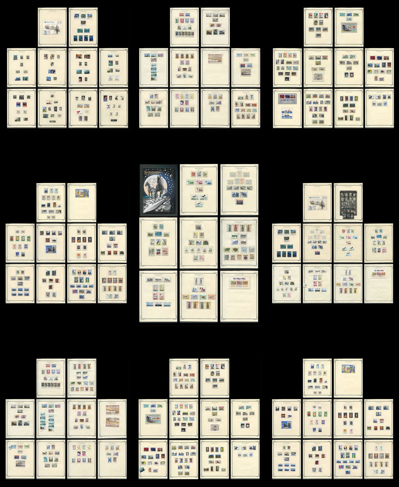 Faroe Islands Stamp Collection 1975-2009 M/U (1 of 10)