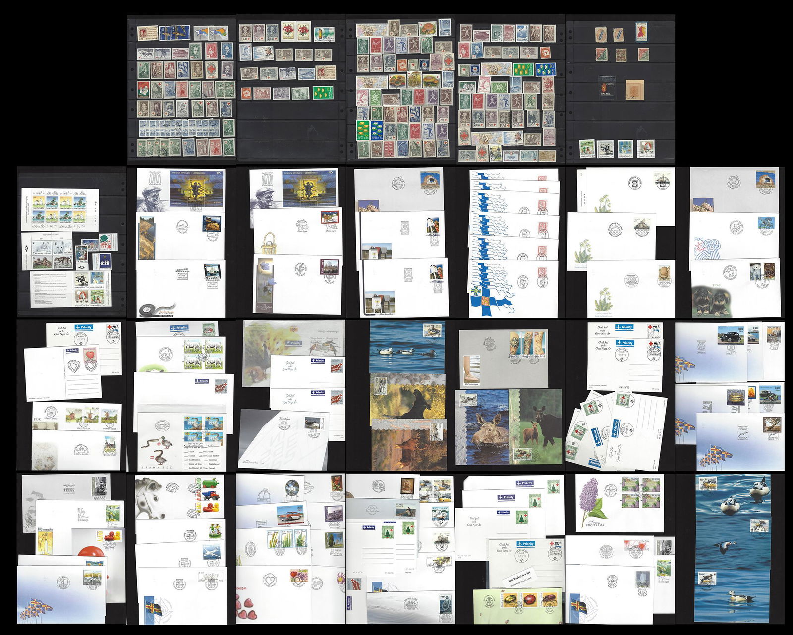 Finland & Aland FDC & Stamp Cards Collection (1 of 10)