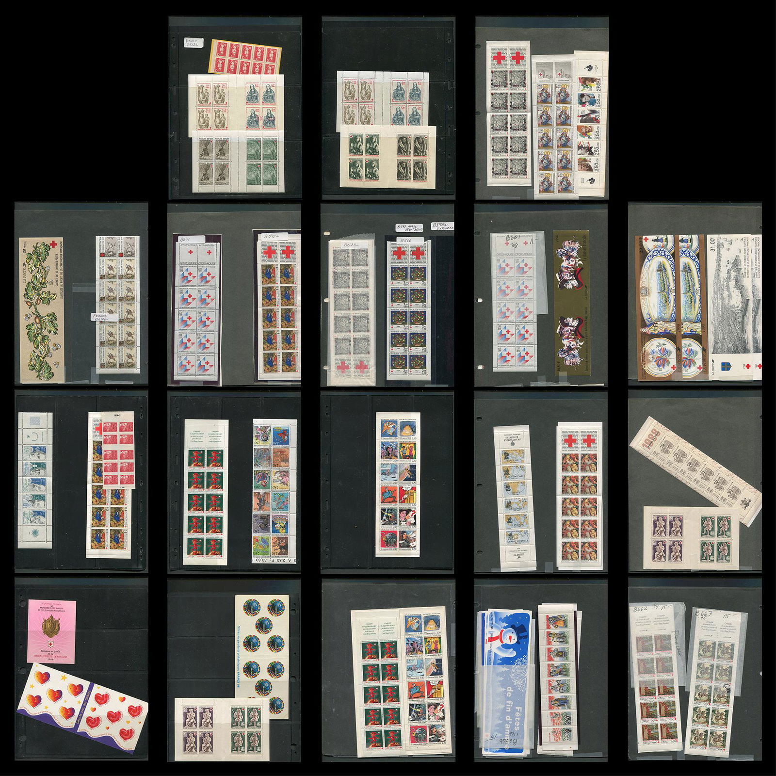 France Semi PostalCollection MNH 1967-2000 (1 of 10)