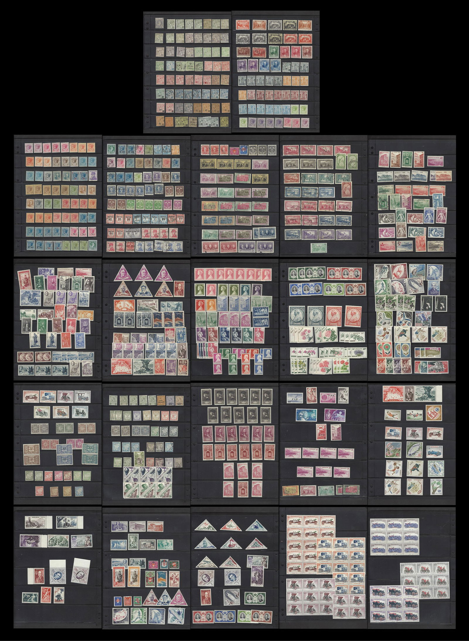 Monaco 1880's-1950's Accumulation Mint/Used (1 of 10)