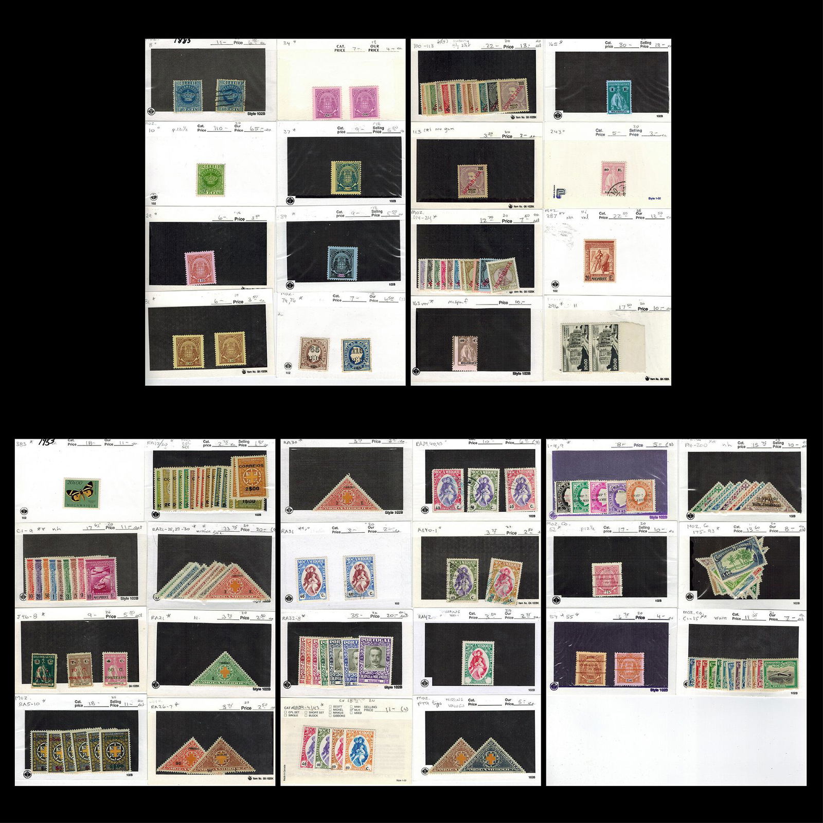 Mozambique 1885-1953 #8/#383 Mint/Unused/Used. (1 of 6)