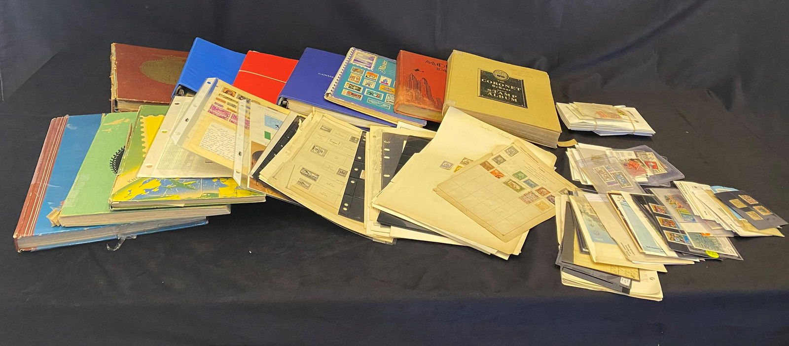 Worldwide accumulation mint and used in 10 albums and loose, in a carton (1 of 4)