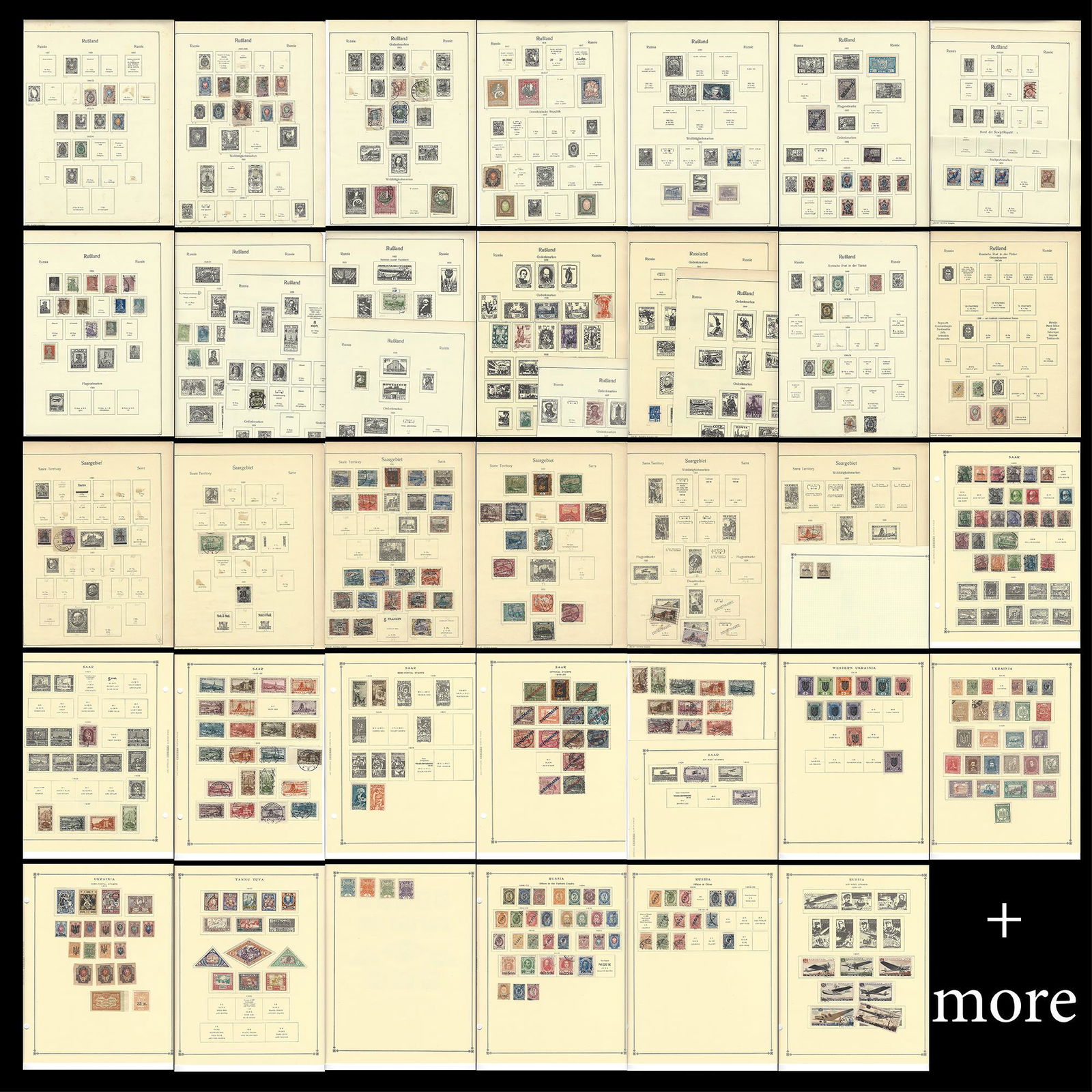 Russia 1880's-1940's Accumulation Mint/Used (1 of 9)