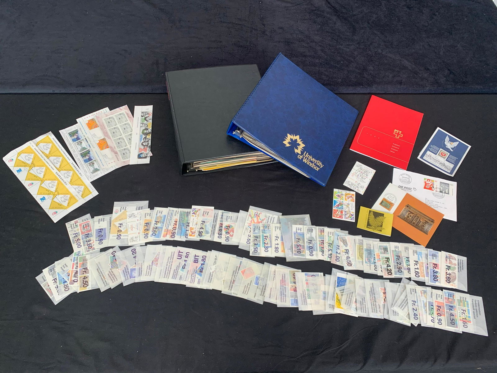 Switzerland 1973 to 1993, a MH/MNH accumulation in two albums and looses, (1 of 9)