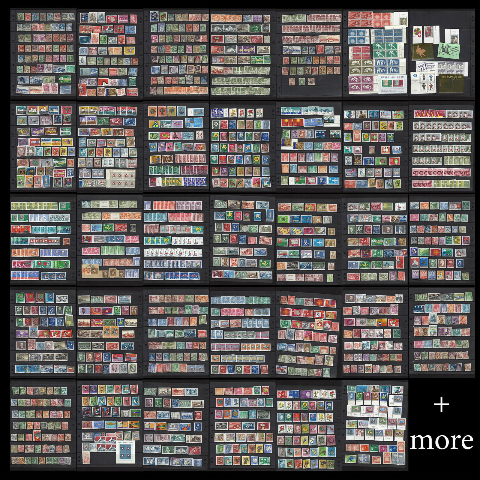 Switzerland Stamp Collection 1862-1970s (1 of 8)