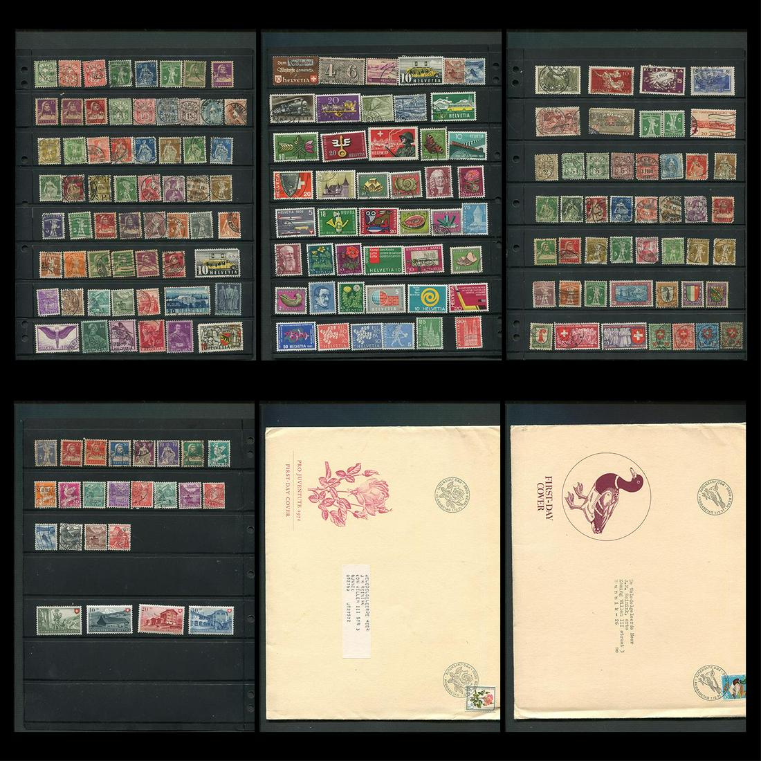 Switzerland Stamp Collection 1882-1960 (1 of 7)