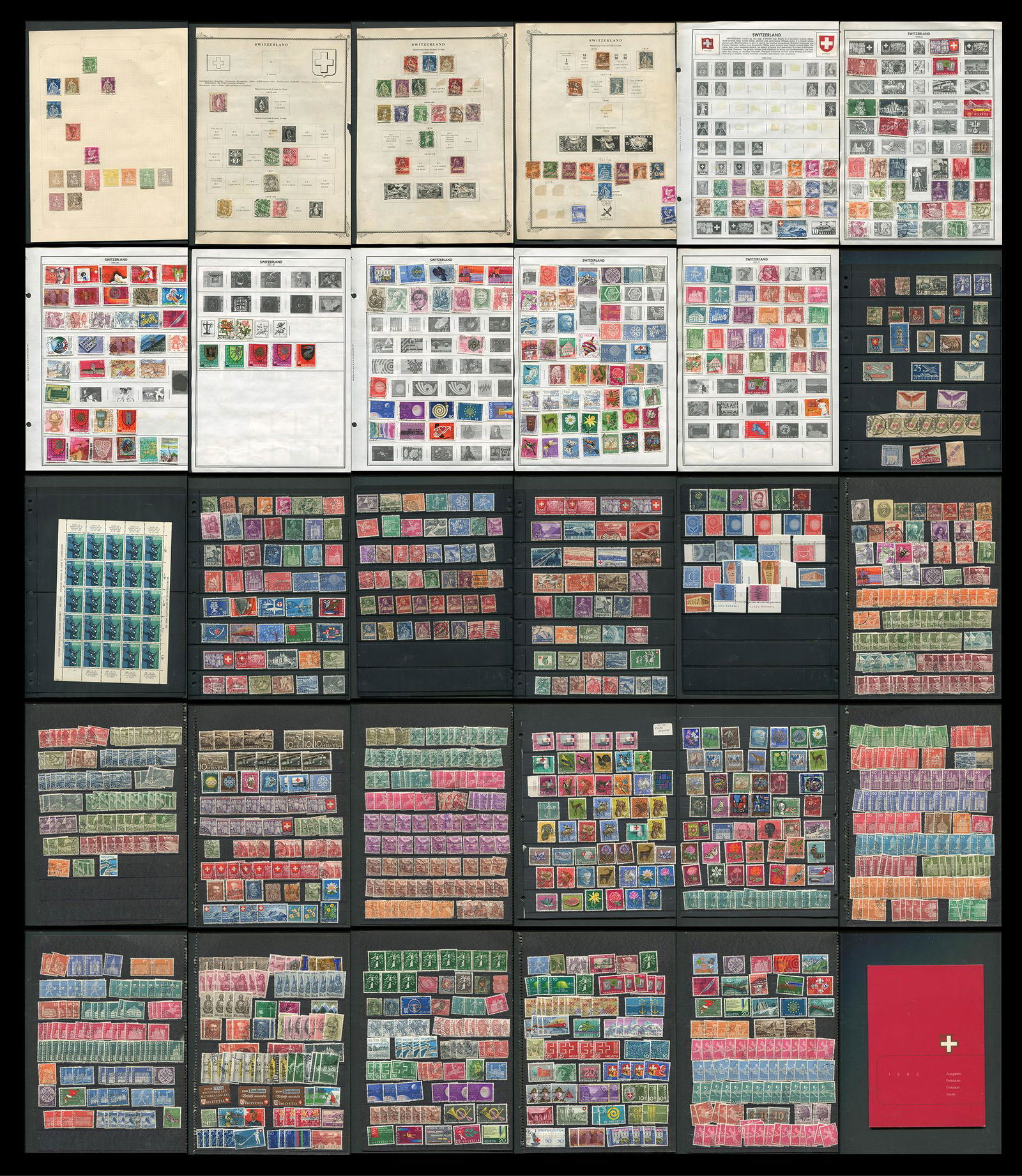 Switzerland Stamp Collection 1901-1970's (1 of 7)