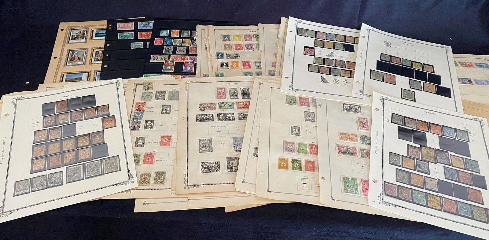 Turkey 1863- 1950's, #1 / #1059, a mint and used accumulation, includes No.1 Semis Airs, Occupation, (1 of 4)