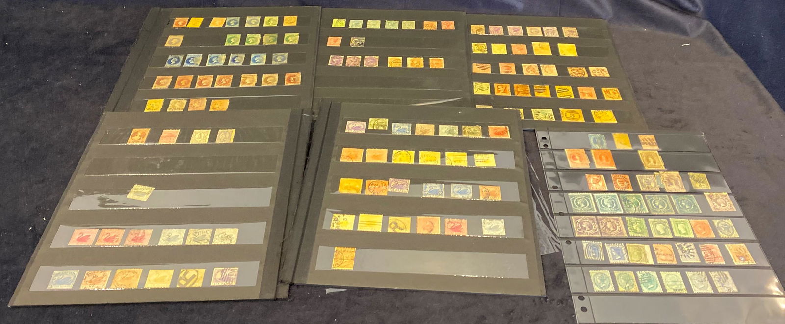 Australian States 1854- 1900, a mainly used collection, includes NSW, South Austrailia, Victoria, (1 of 3)