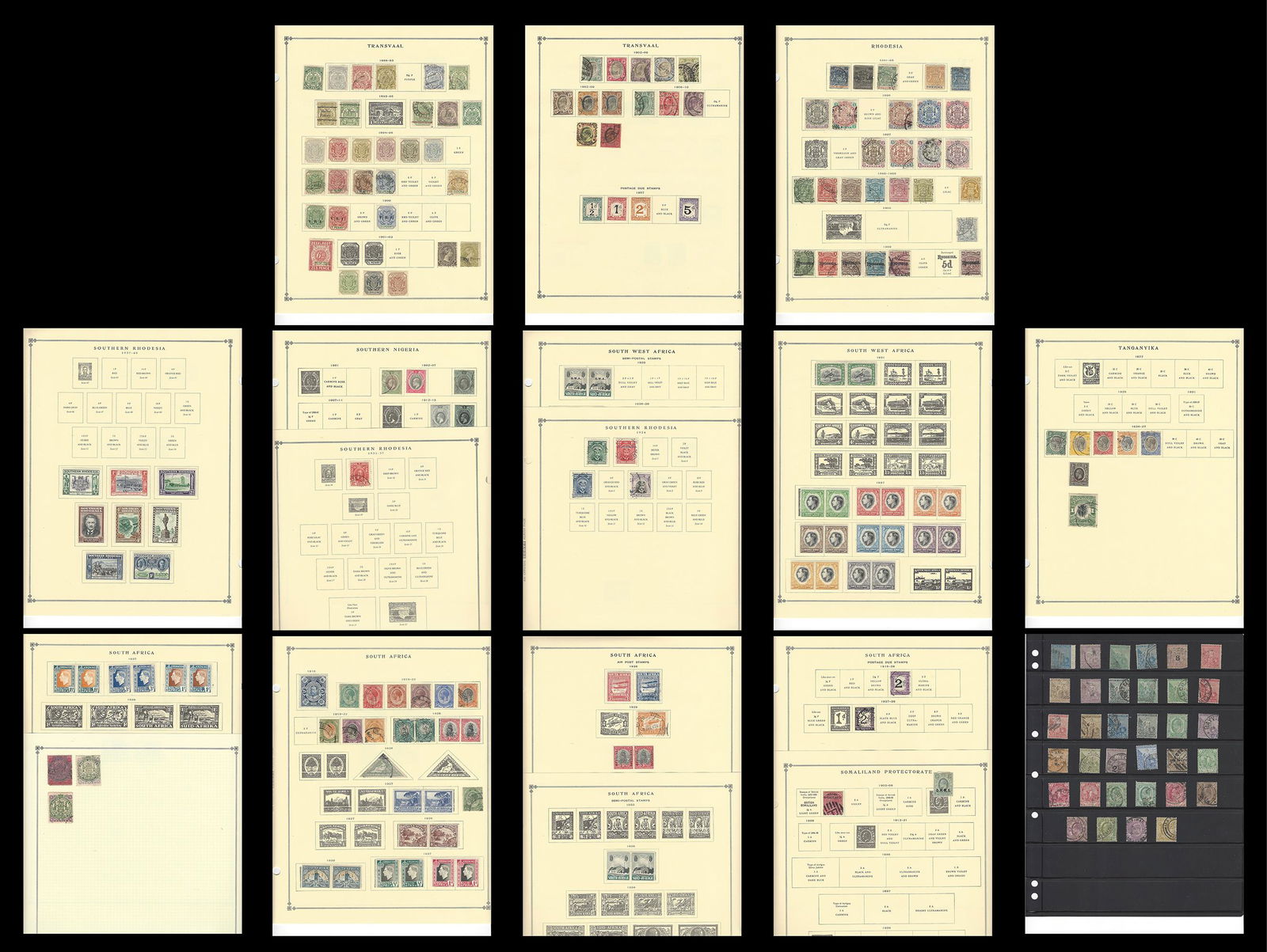 British Africa Stamp Collection 1885-1937 (1 of 10)
