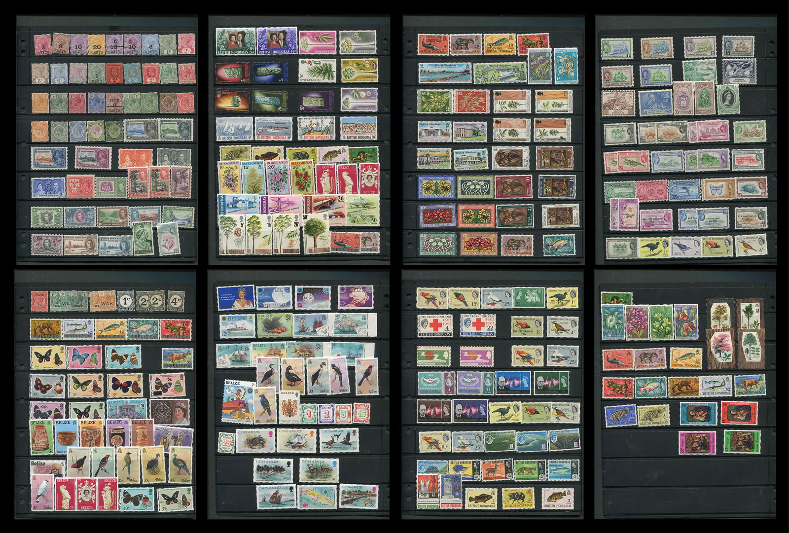 British Honduras 1888-1973 #28/#311 Accumulation Mint/MNH (1 of 9)