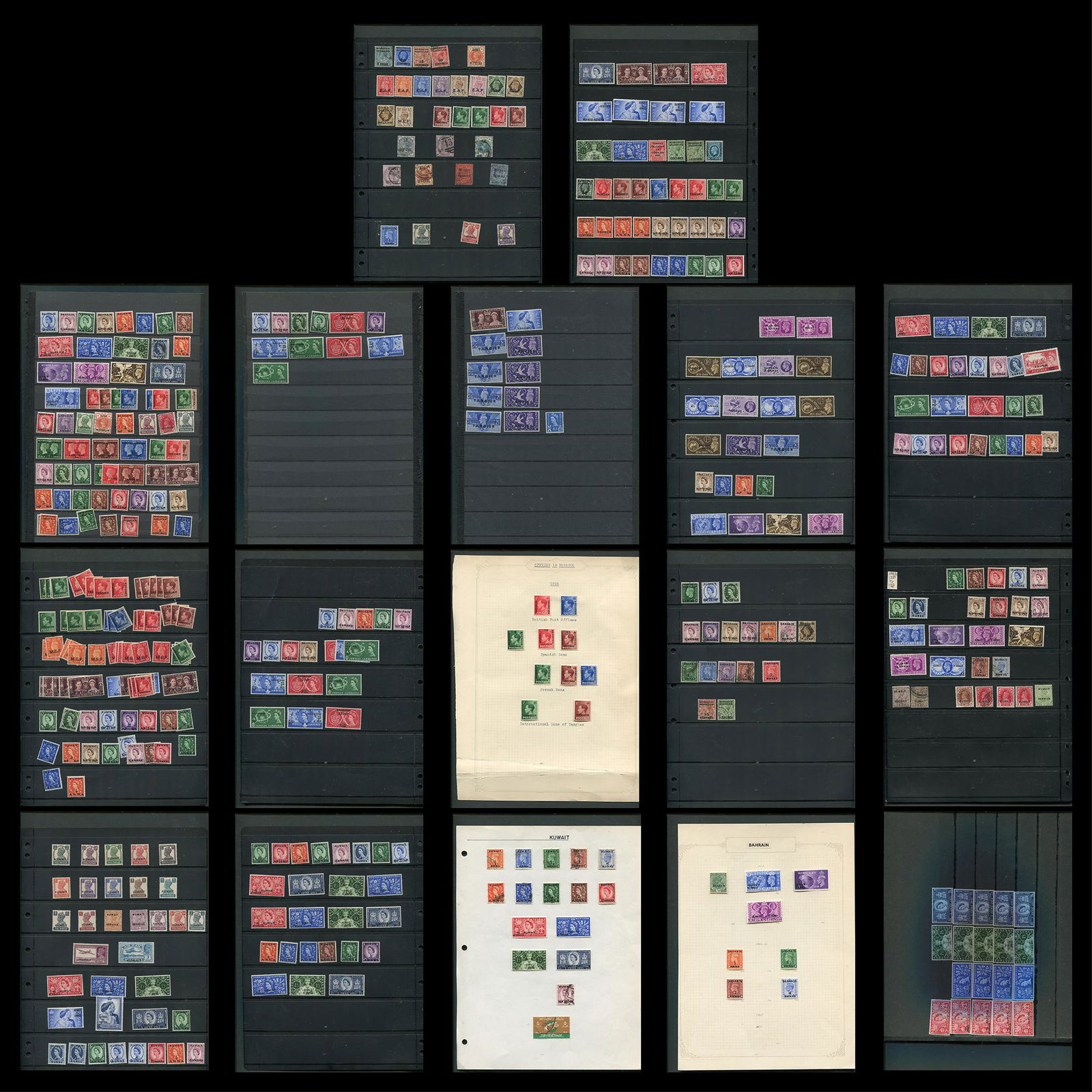 British Officies Abroad 1942 to 1956, includes MEF. EAF, Bahrain, Kuwait, Tangier, Morroco Agencies (1 of 5)