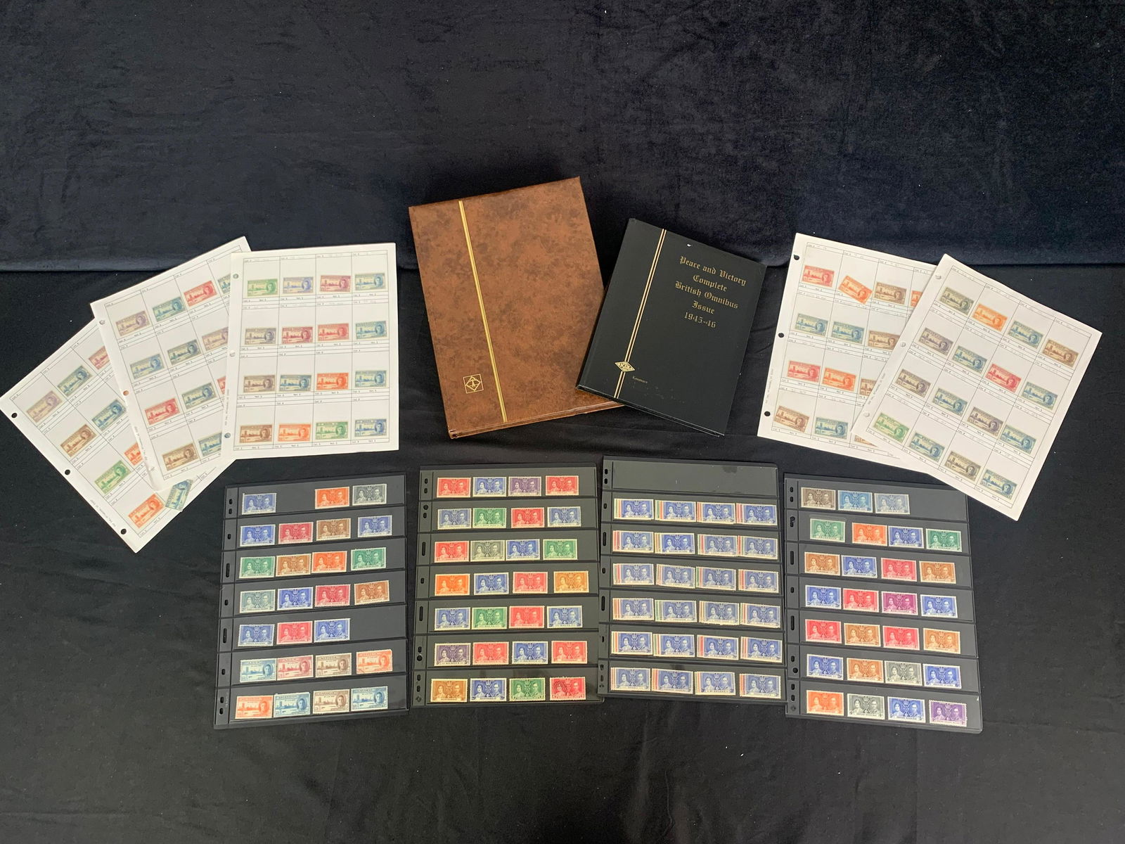 Commonwealth Omnibus issues 1935 Silver Jubliee, 1937 Coronation, 1946 Peace Issue and 1949 UPU, a (1 of 10)