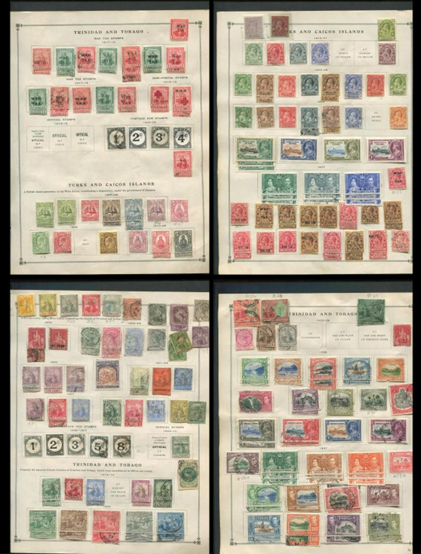 British Caribbean 1876-1941 Turks & Caicos, Trinidad & Tobago Collection (1 of 5)