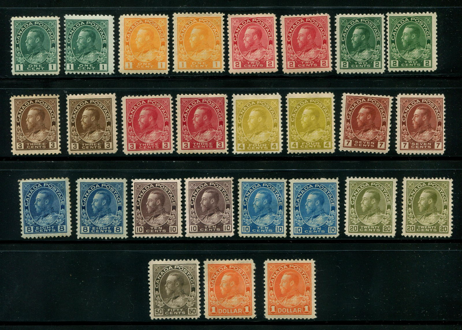 Canada 1911-1925 #104b/#122 Mint/MNH F/VF (1 of 1)
