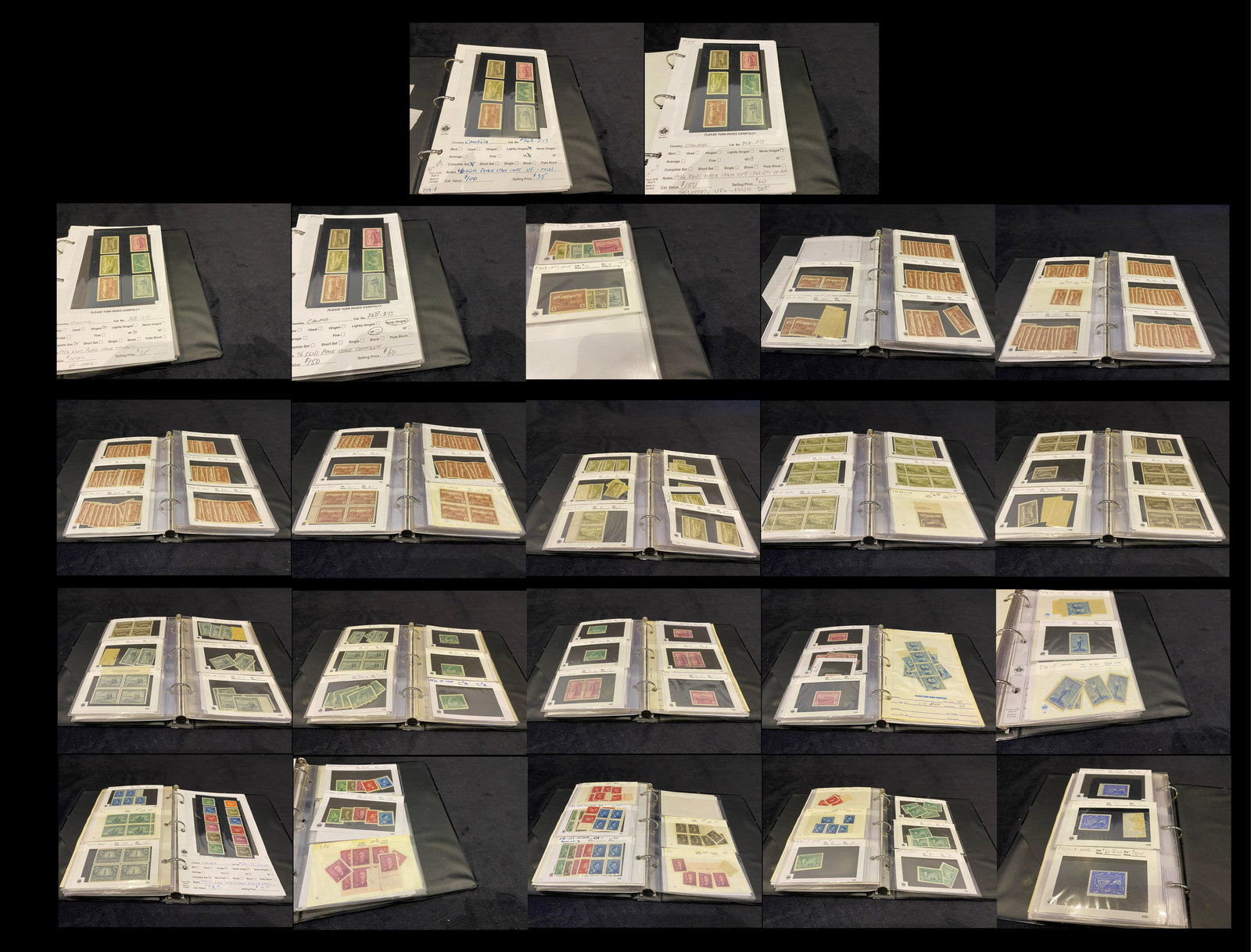 Canada 1946-1951, #268 / #310, a mainlt MH/MNH ex dealers stock in a album (1 of 6)