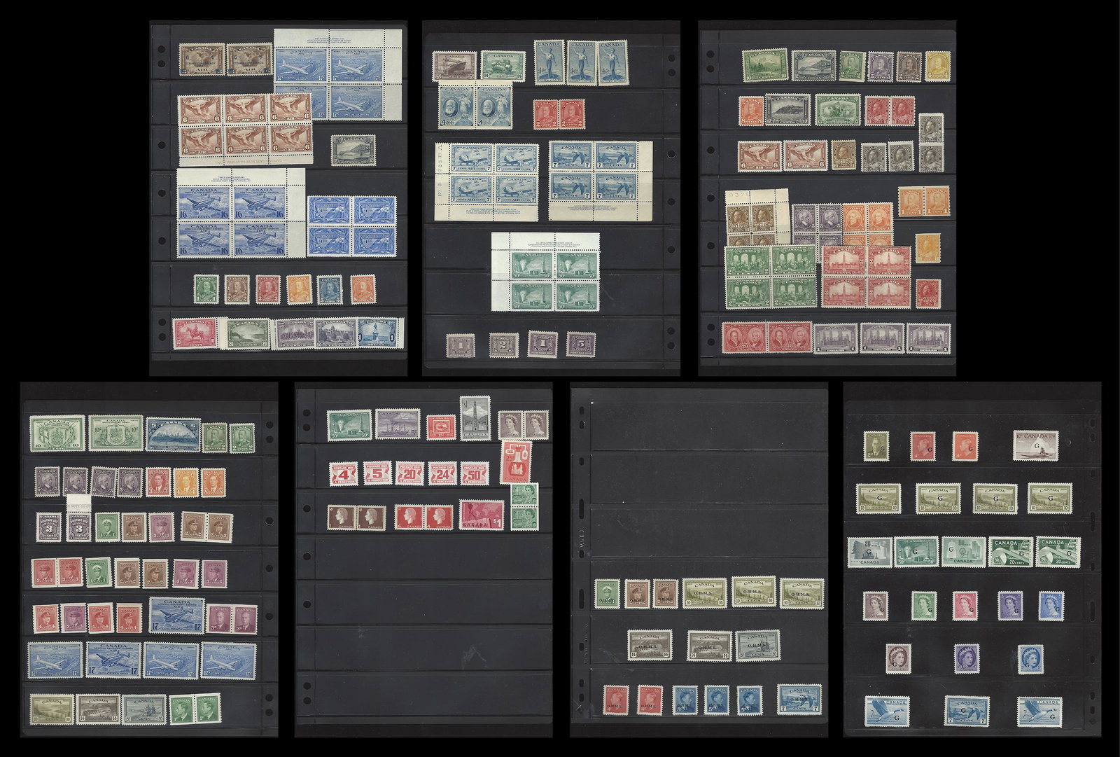 Canada Stamp Accumulation 1925-1963 #120/#404 MNH (1 of 8)