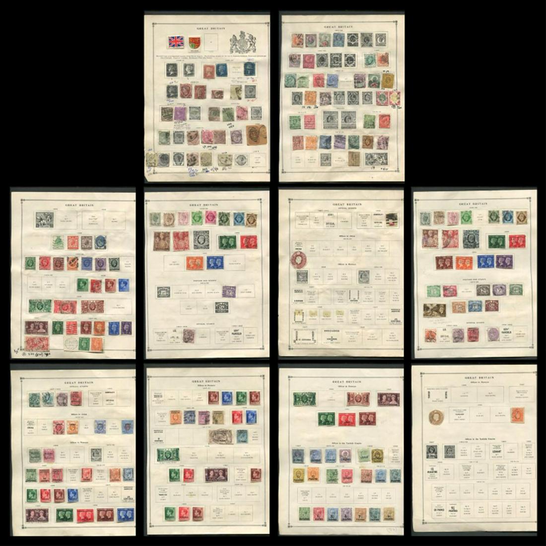 Great Britain Stamp Collection 1854-1940 (1 of 10)