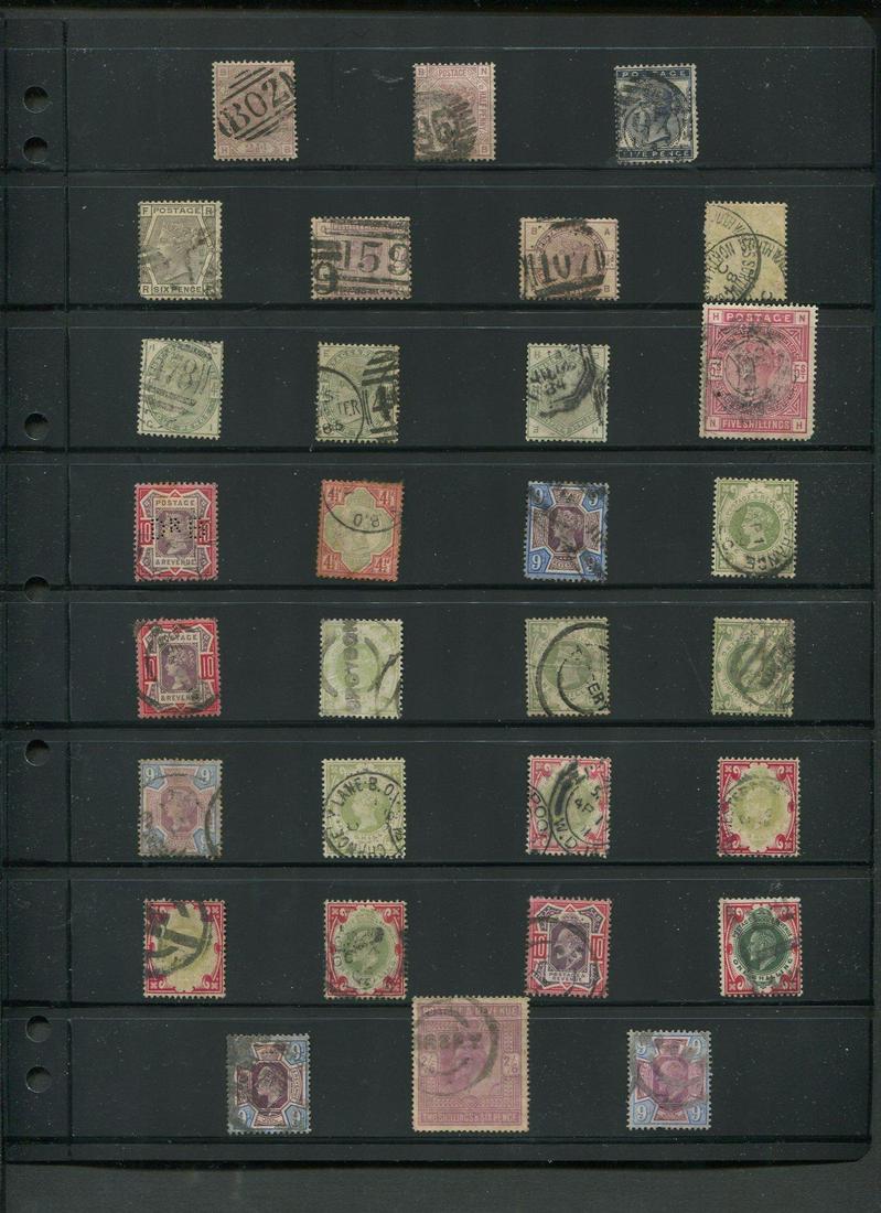 Great Britain Stamp Collection 1875-1911 (1 of 1)