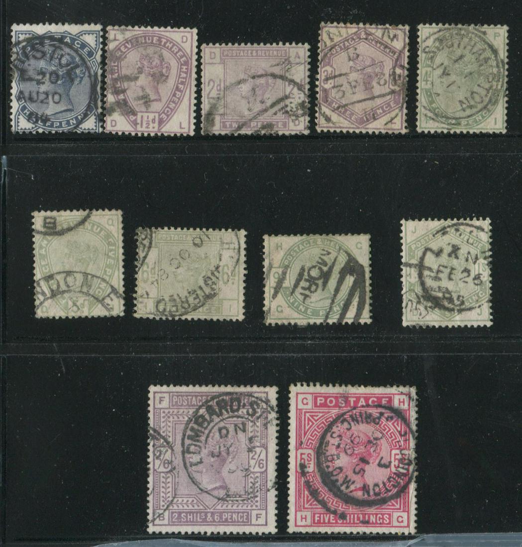 Great Britain Stamp Collection 1883-1884 (1 of 1)