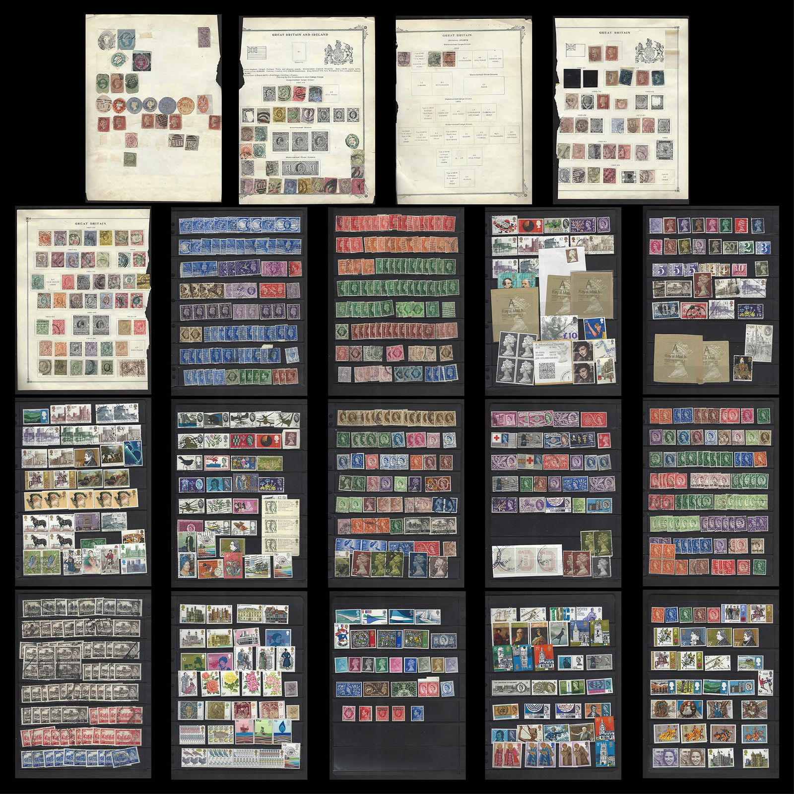Great Britain Stamp Collection (1 of 10)