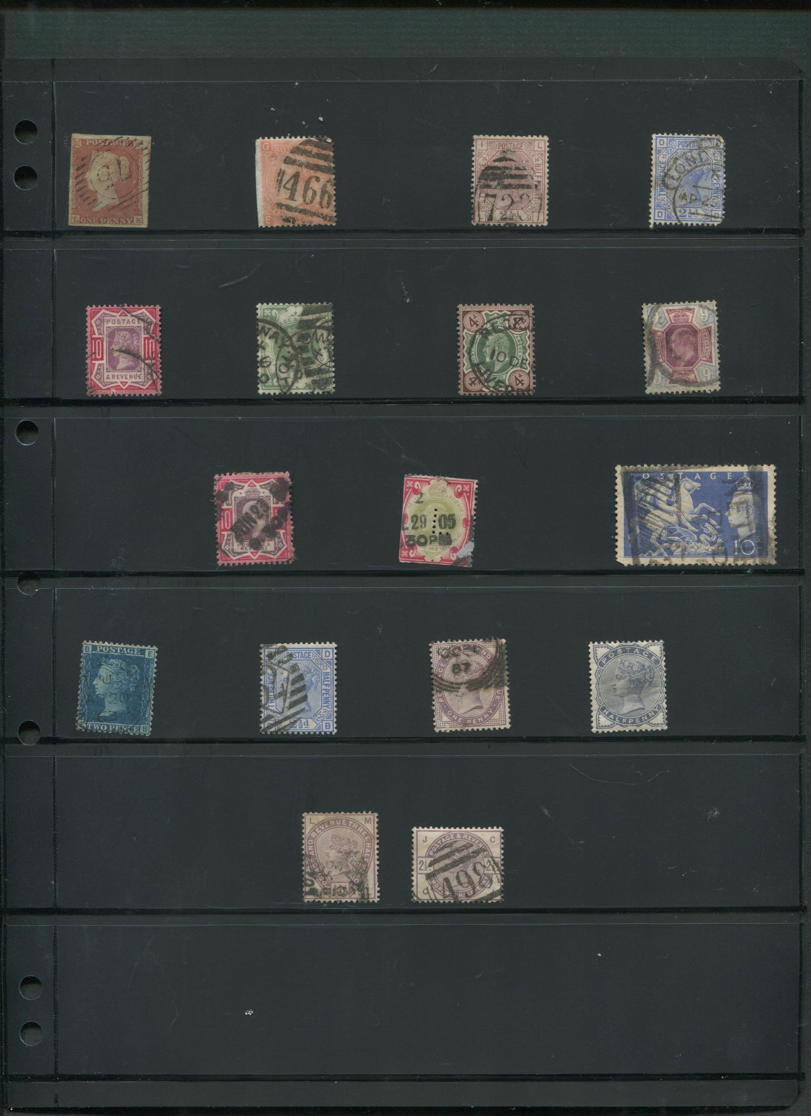 Great Britain Stamp Collection #3/#179 (1 of 1)