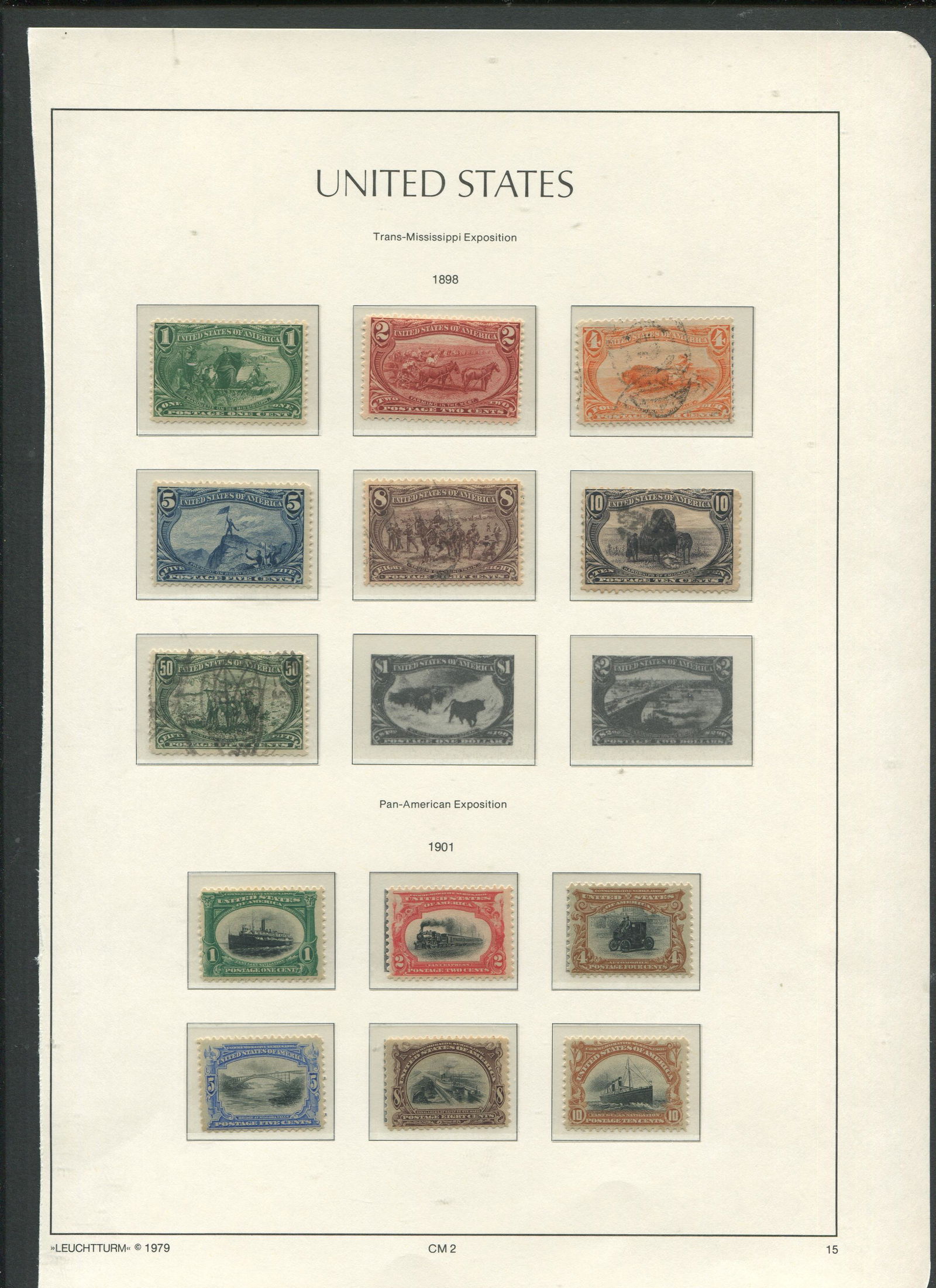 USA 1898-1901 #285/#299 Mint/Used (1 of 1)