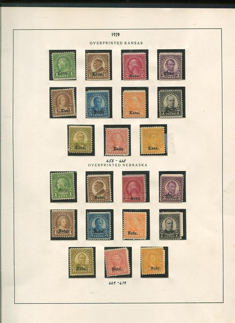 USA 1929 #658-#679 Mint (1 of 1)