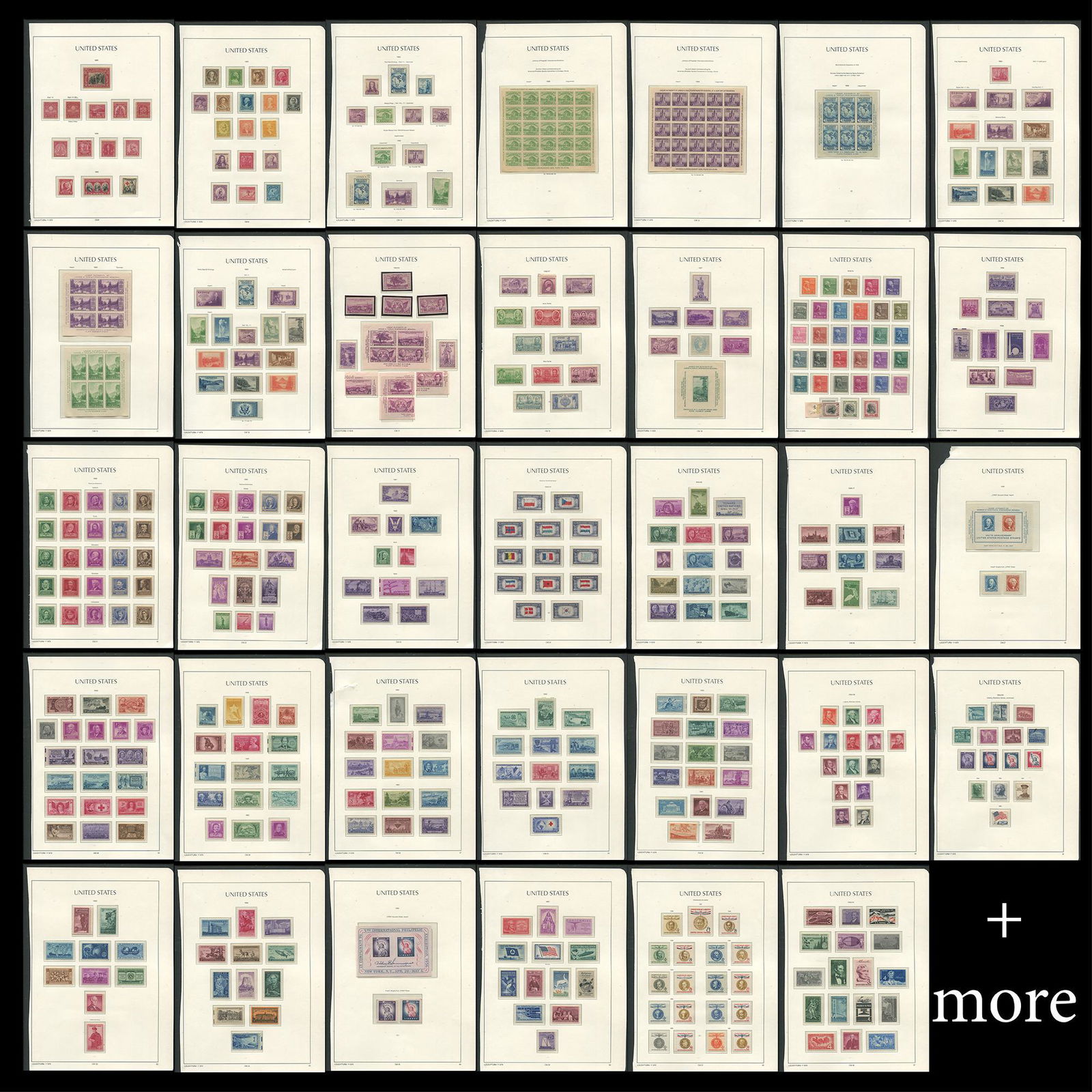 USA 1929-1964 #651/#1257b Mint/MNH (1 of 8)