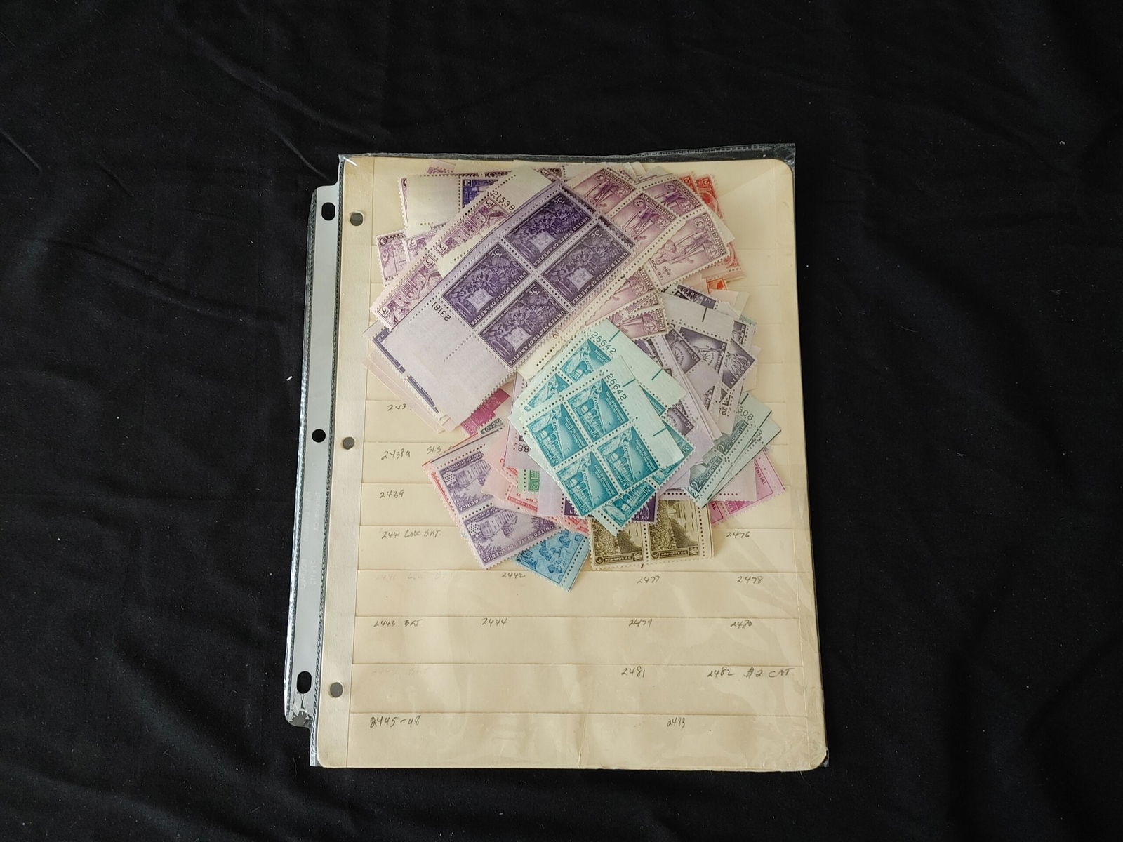 USA 1936-1945, #776/#936, MNH plate blocks, Catalogue vale $555 Scott 2021 (1 of 1)