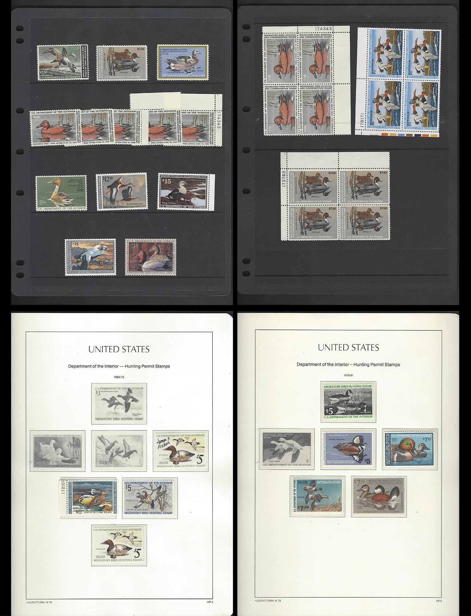 USA 1973-1994 #RW40/#RW60 F-VF/VF MNH (1 of 5)