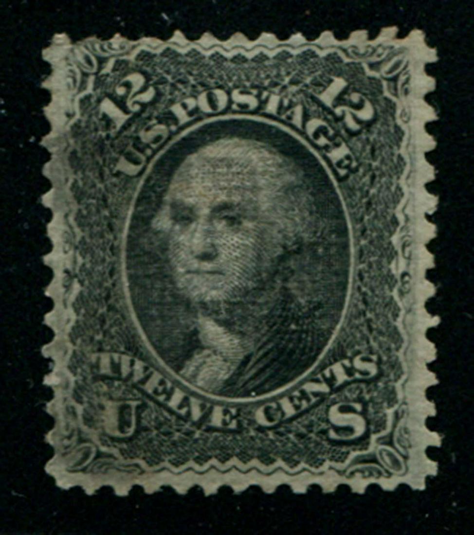 USA 1868 #90 12c Black Used Fine (1 of 2)