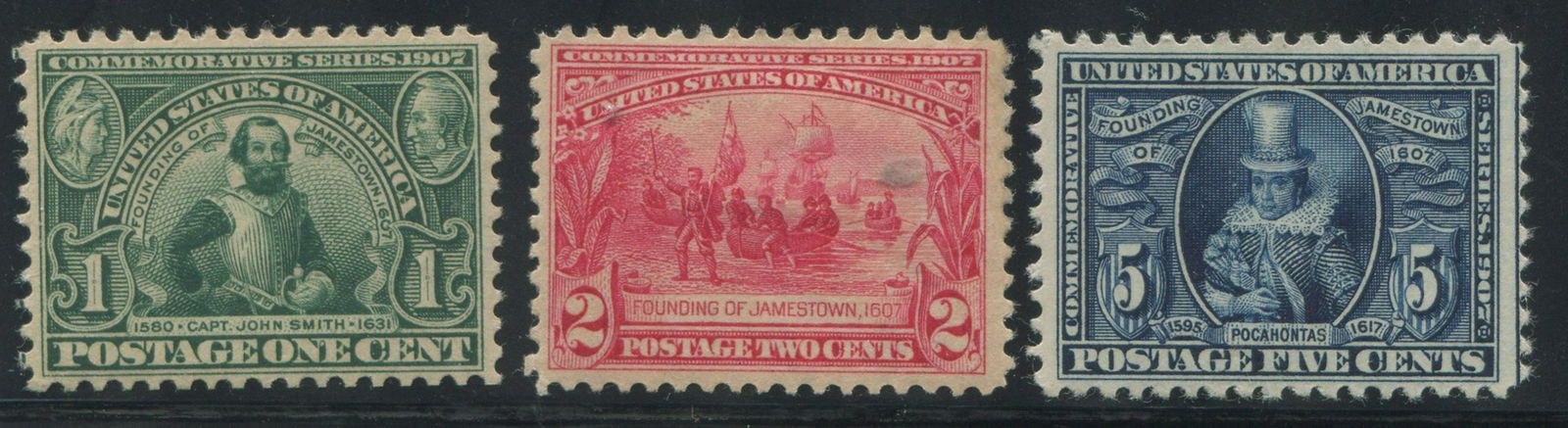 USA 1907 #328-#330 Mint/MNH (1 of 2)