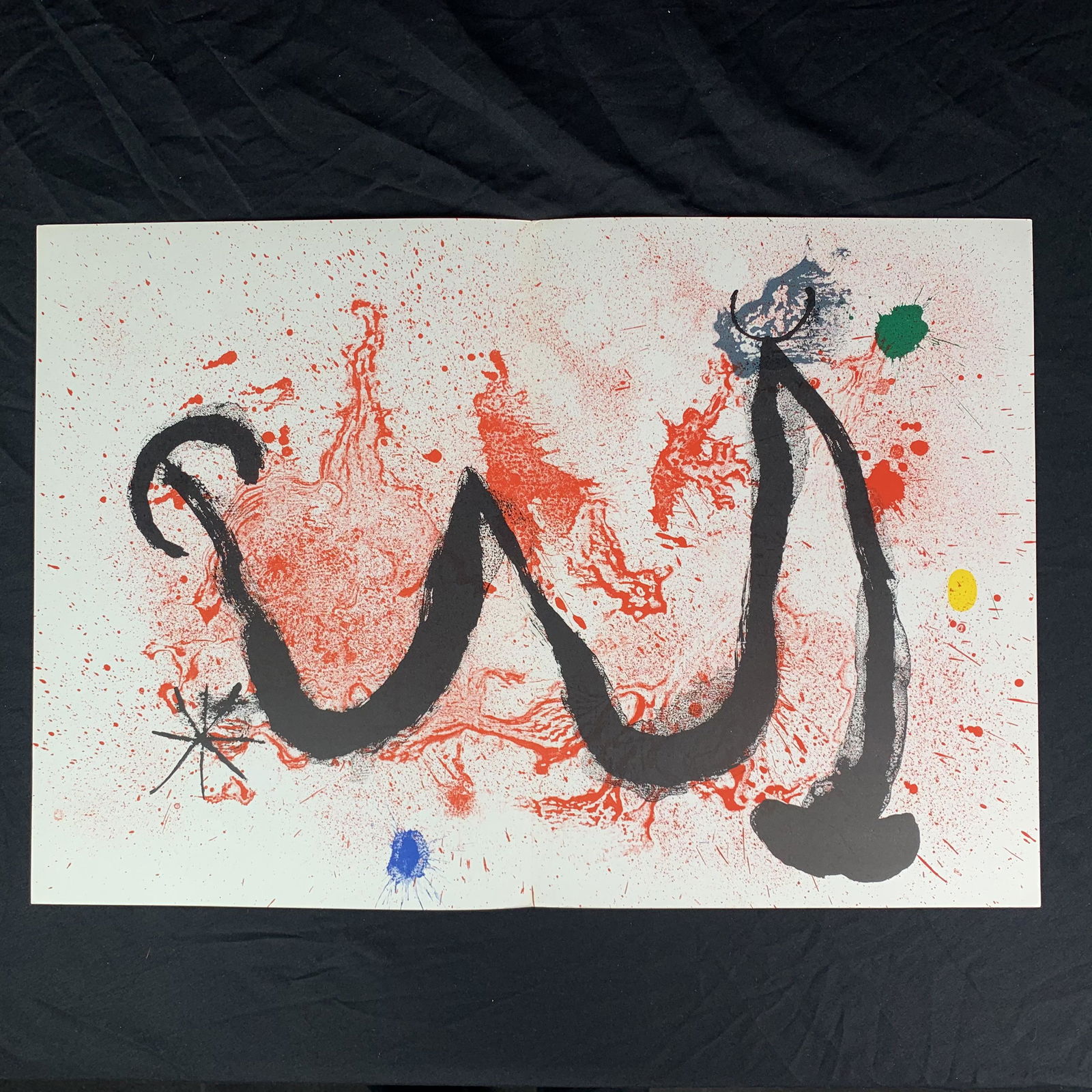 Joan Miro's "The Fire Dance" Original Lithograph (1 of 1)