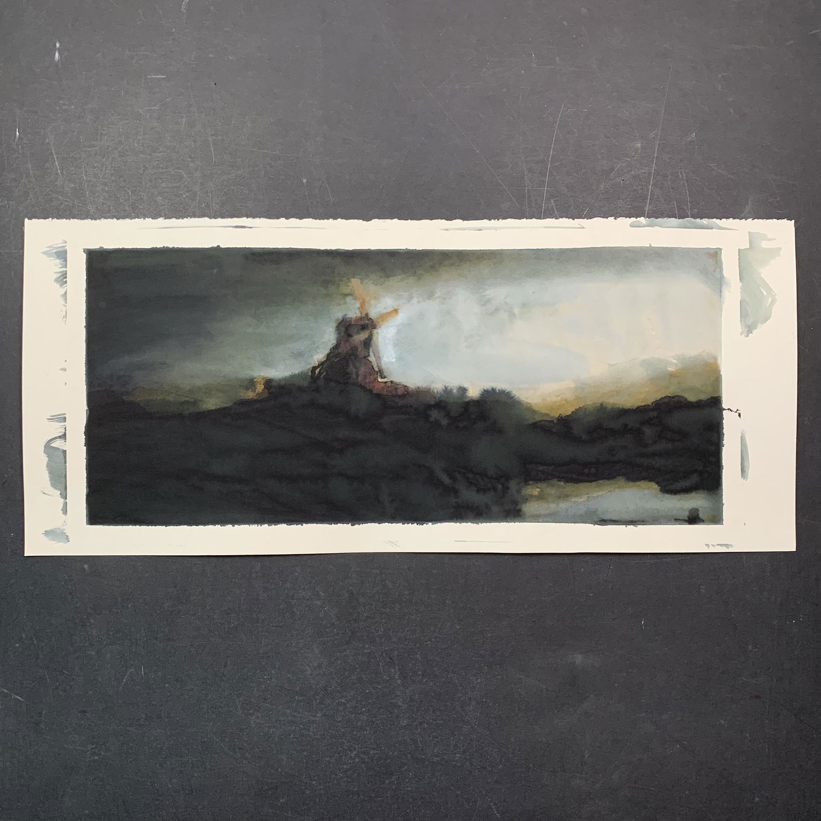 Simon Andrews, Untitled, Original Watercolor on Paper (1 of 1)