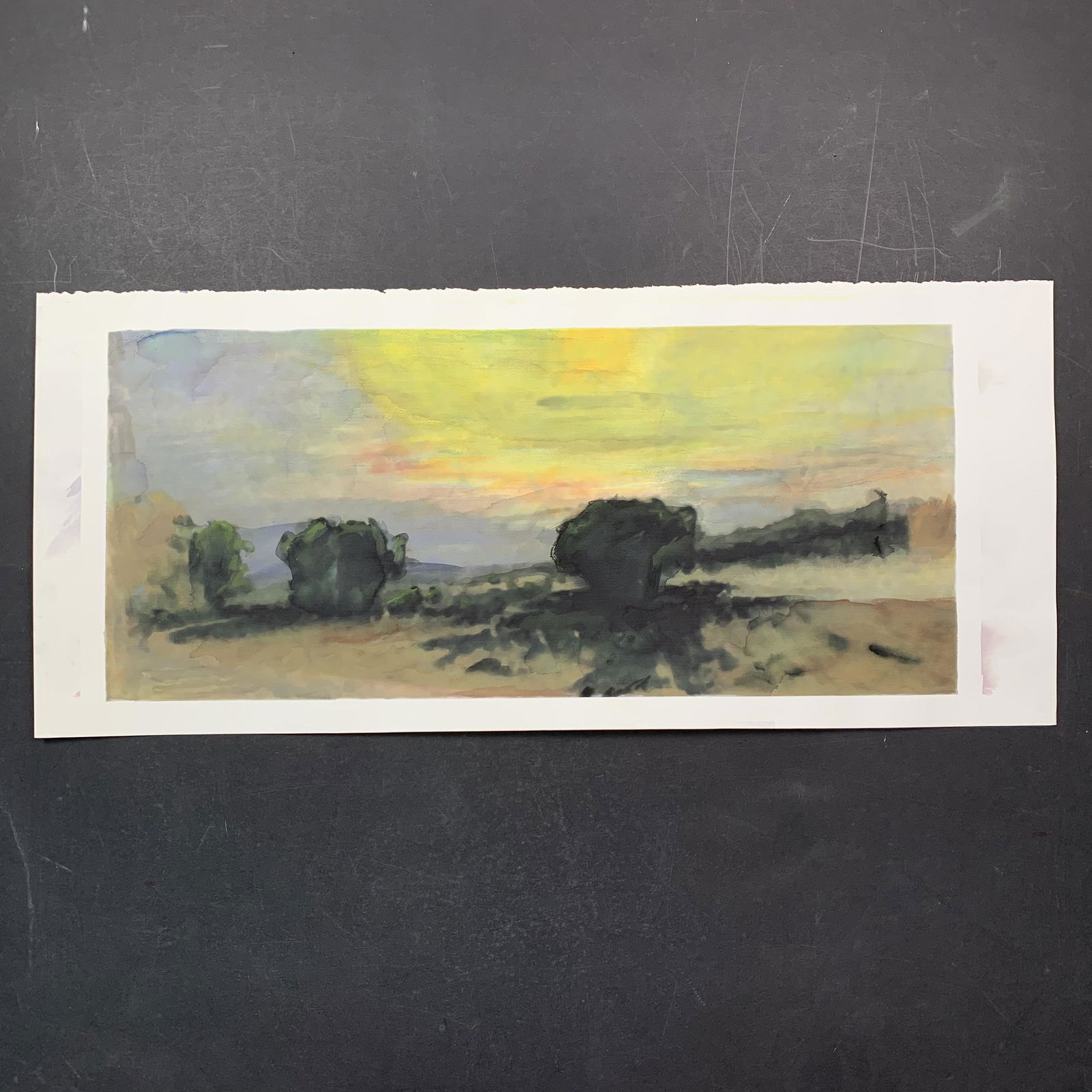 Simon Andrews, Untitled, Original Watercolor on Paper (1 of 1)
