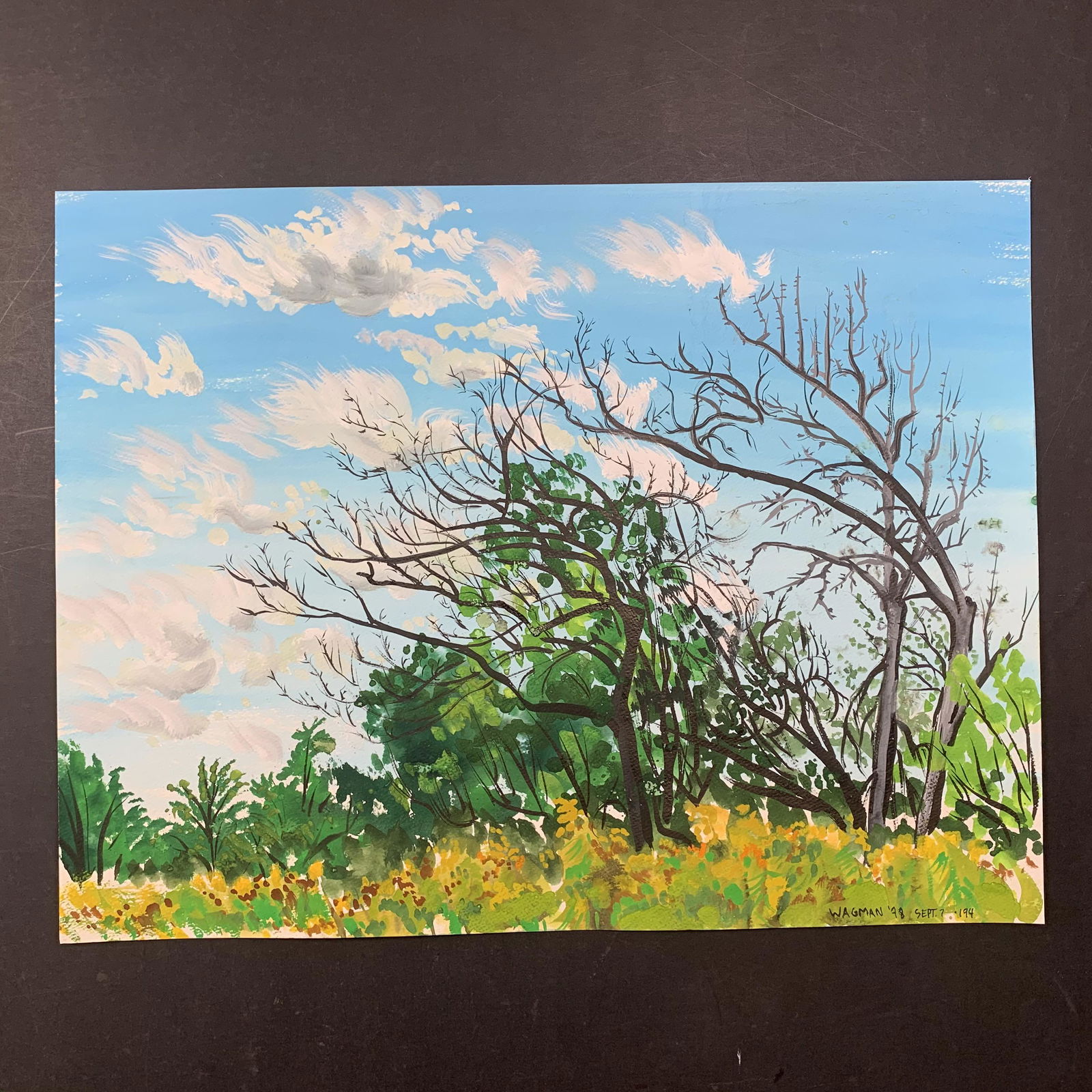 Wagman, Untitled, Original on Paper (1 of 1)